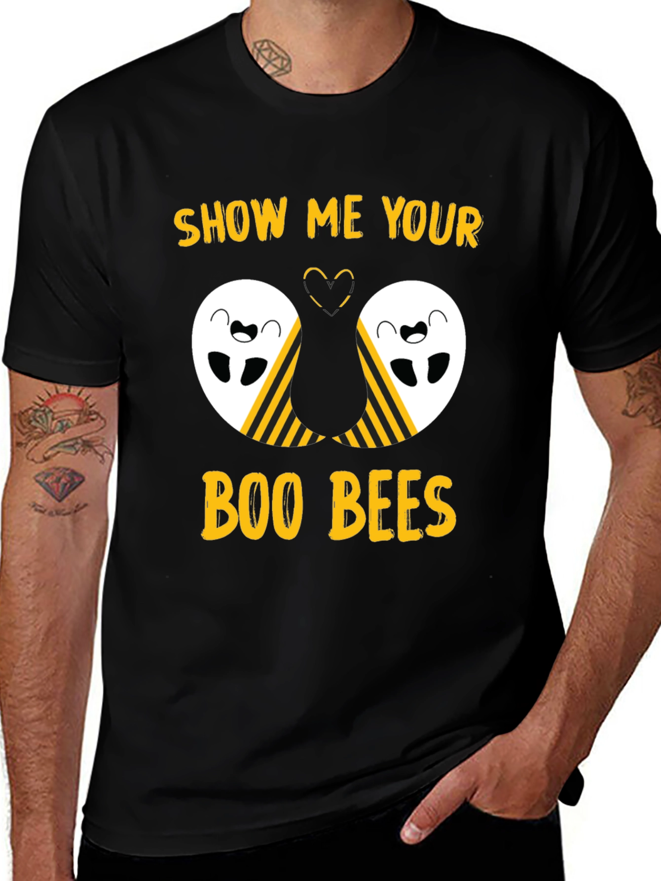 Show Me Your Boo Bees T-Shirt - Halloween Humor
