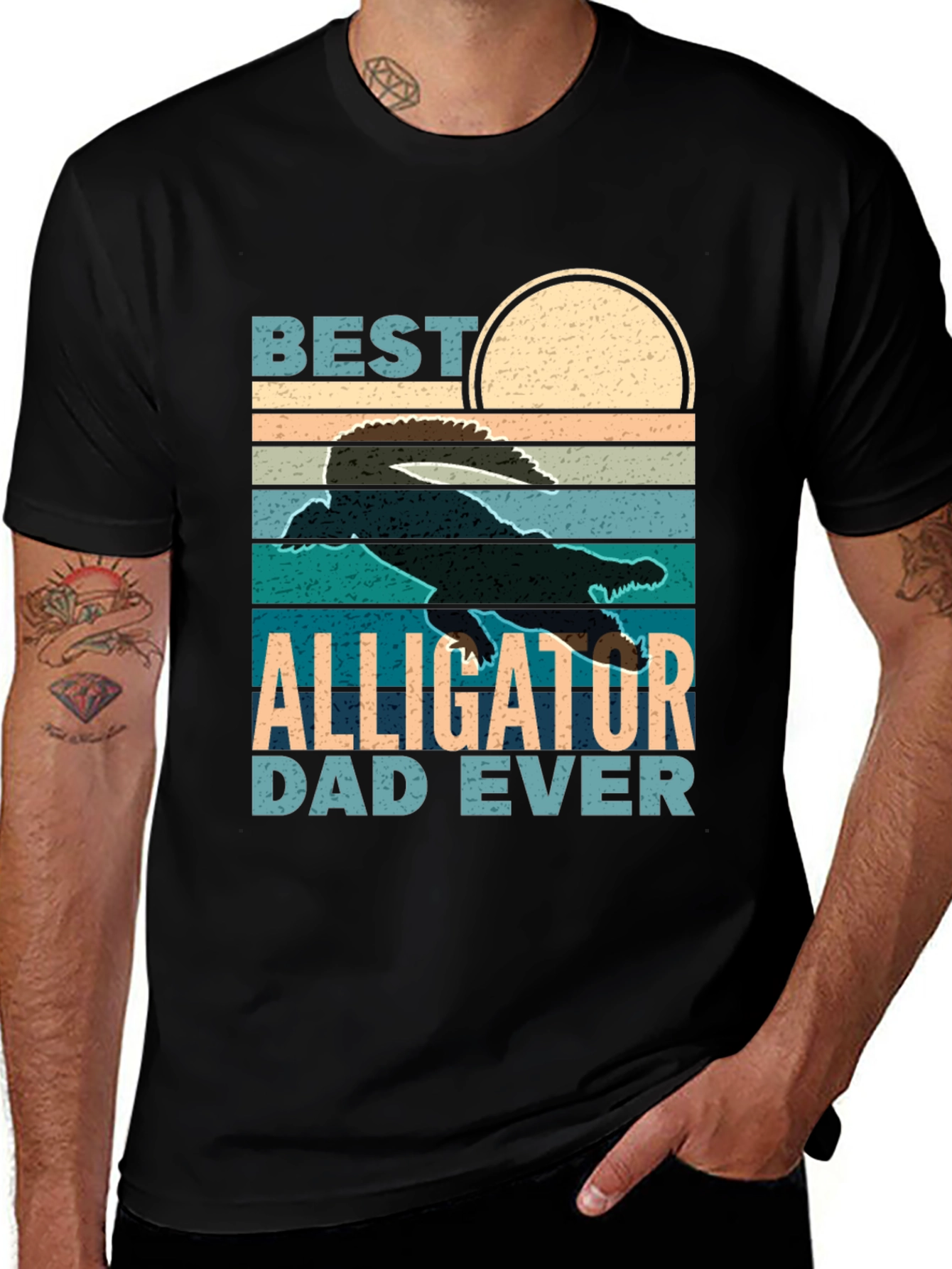 Variant 26 of Best Alligator Dad Ever T-Shirt