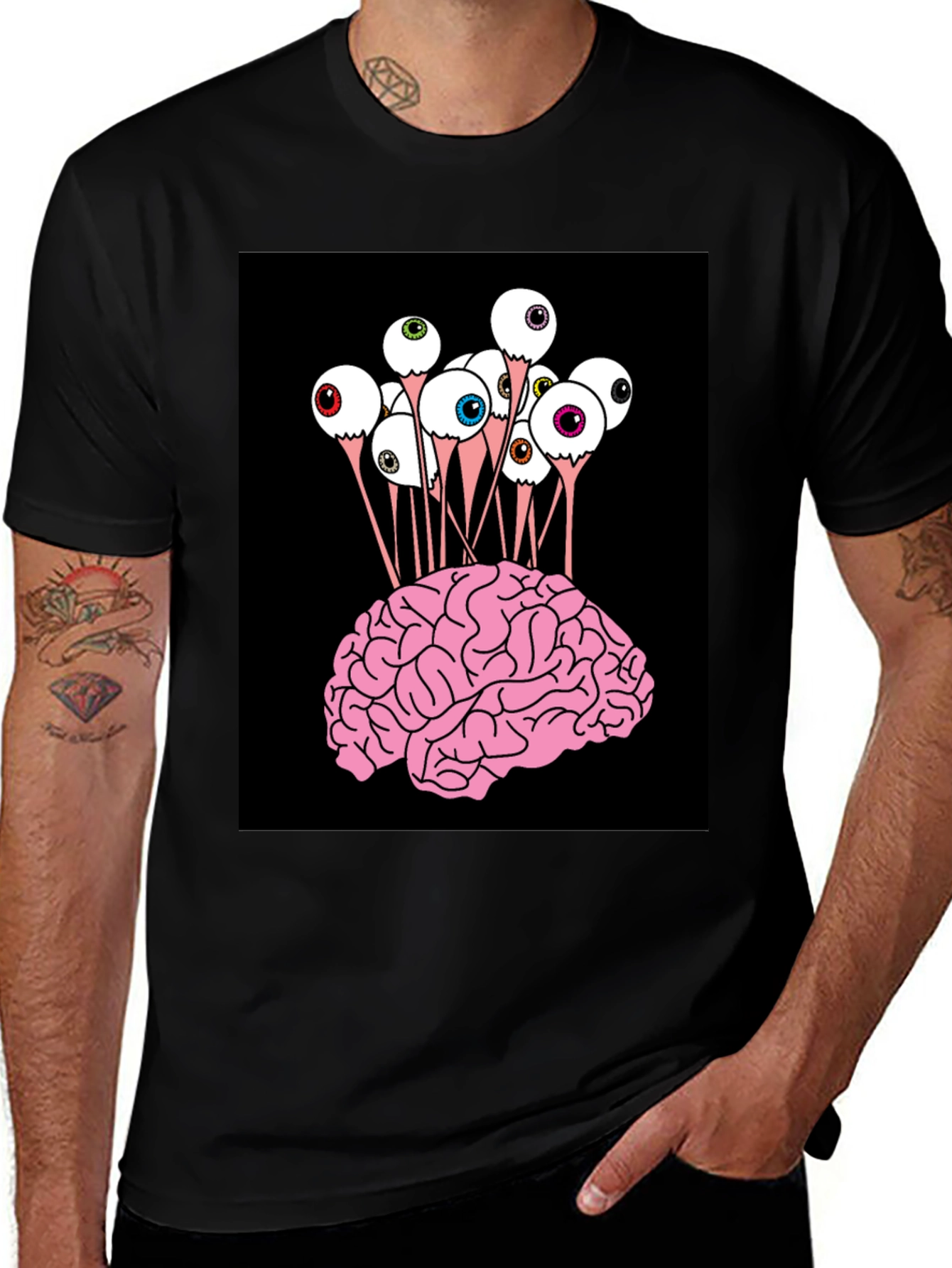 Variant 12 of Brain & Eyeballs Graphic Tee
