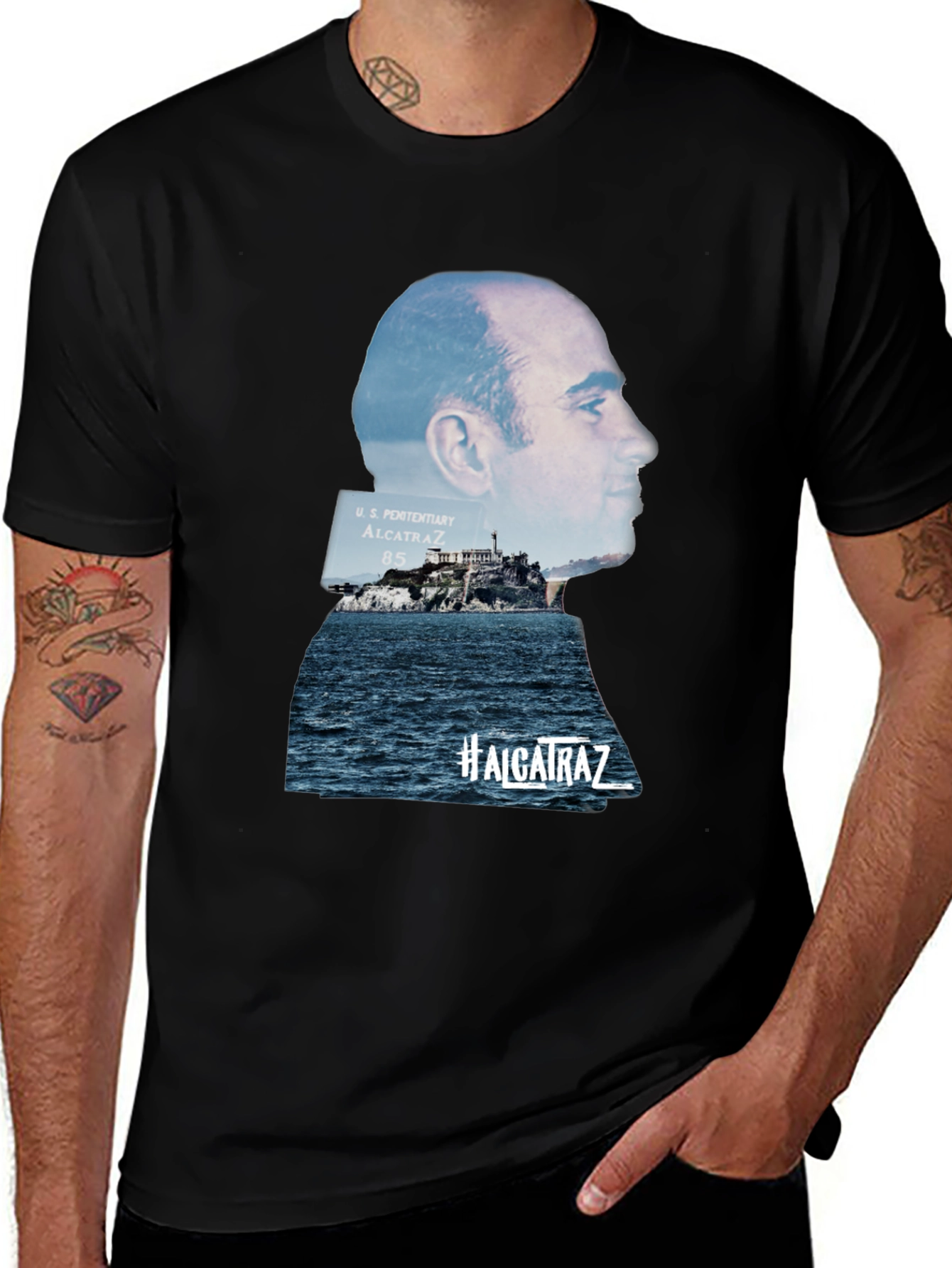 Alcatraz Profile Graphic Tee