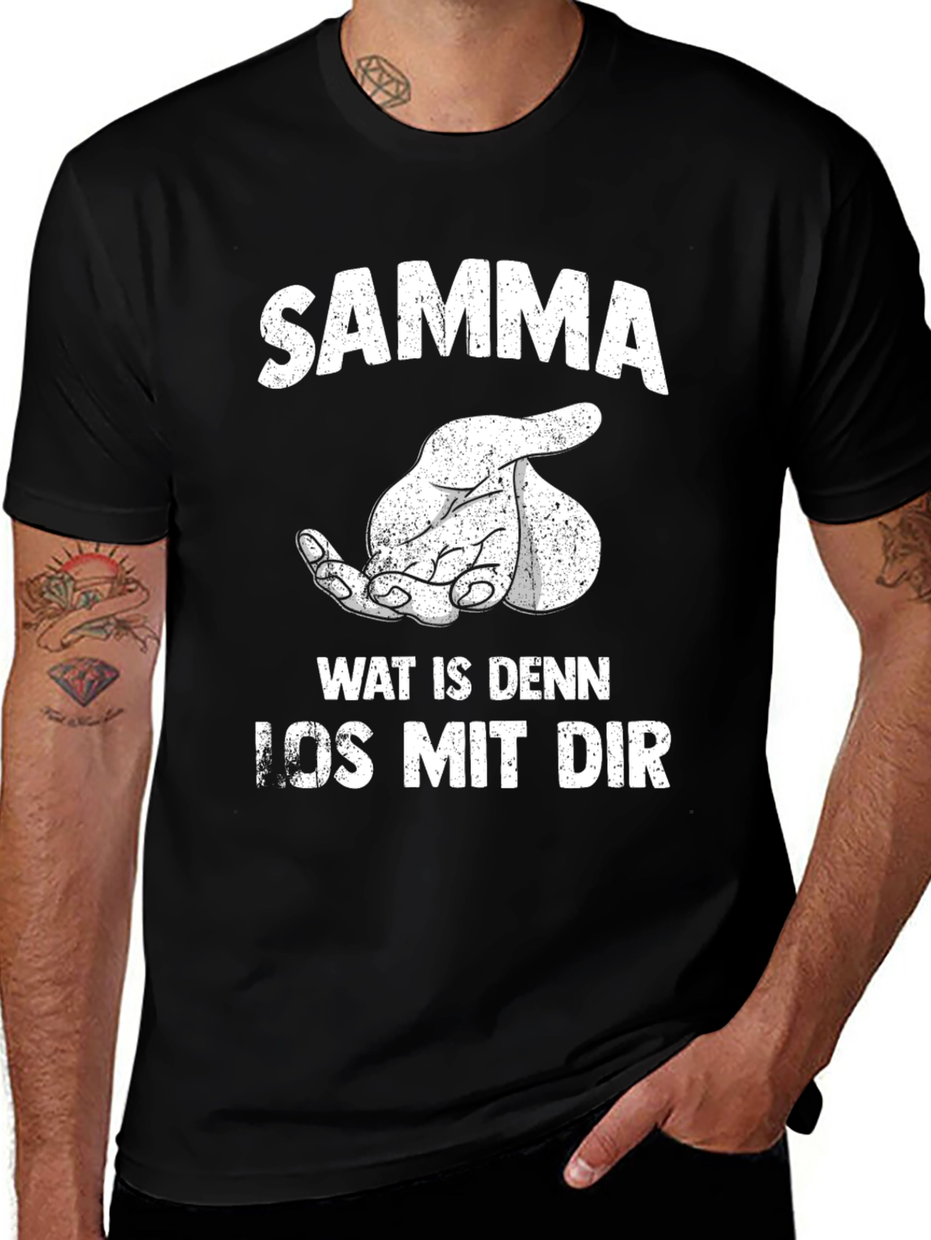 Variant 21 of Samma Wat Is Denn Los Mit Dir T-Shirt