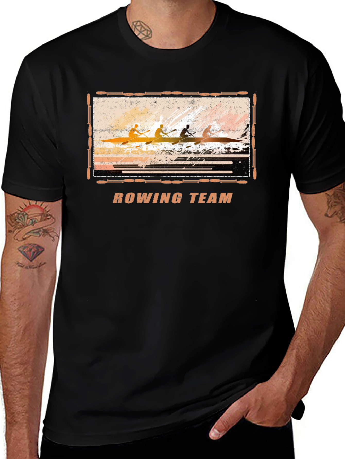 Variant 21 of Rowing Team Graphic Tee