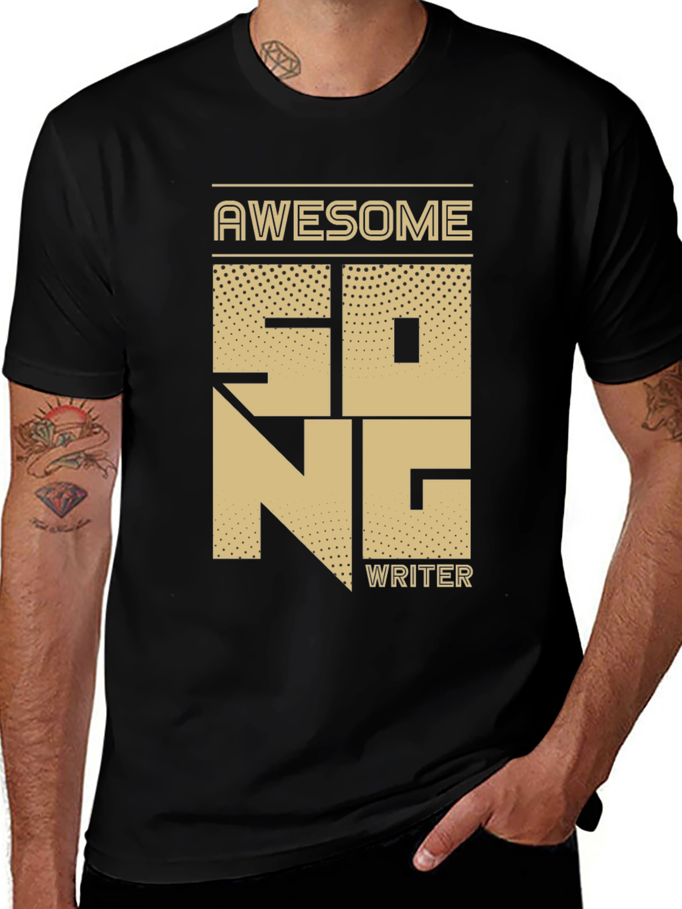 Variant 29 of Awesome Songwriter Graphic Tee - Unisex