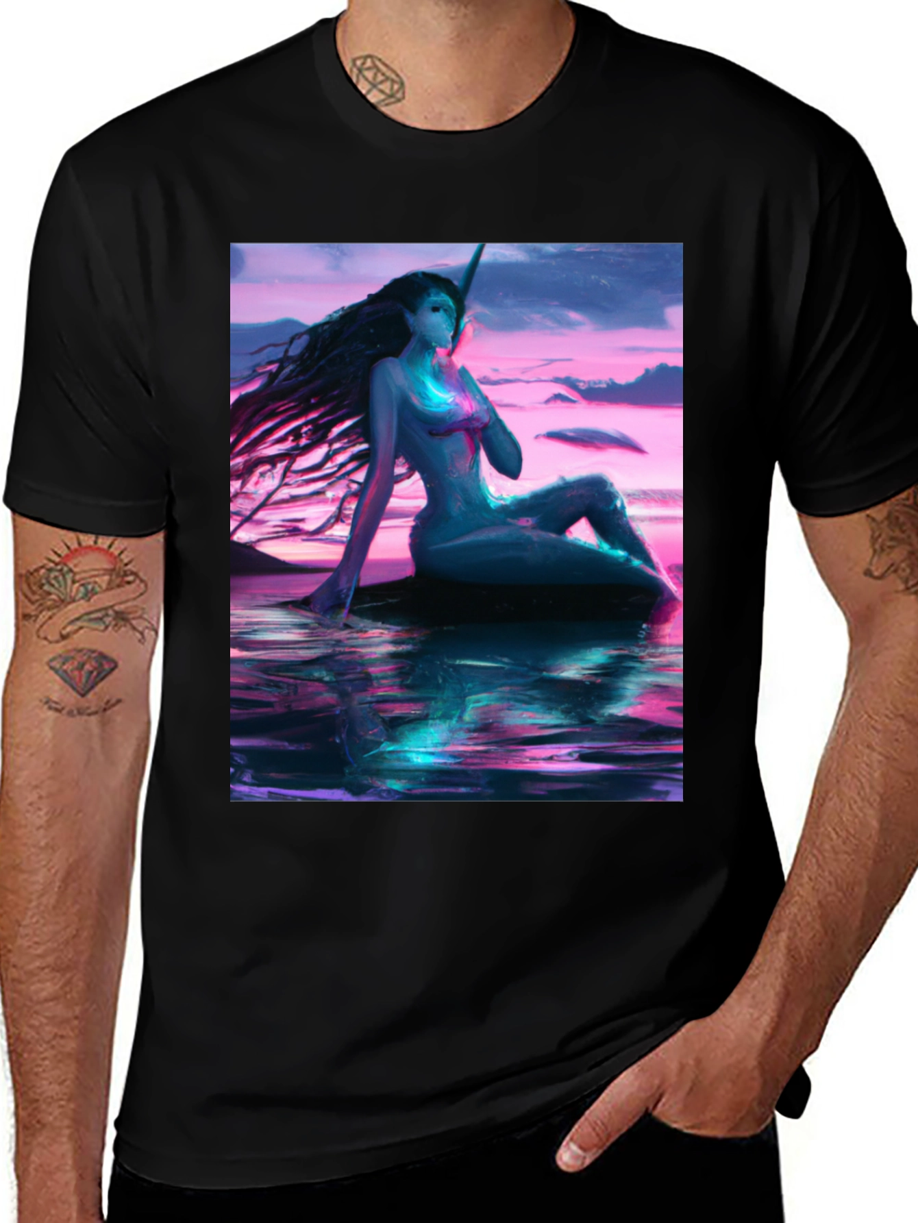 Variant 24 of Mystic Siren Black T-Shirt