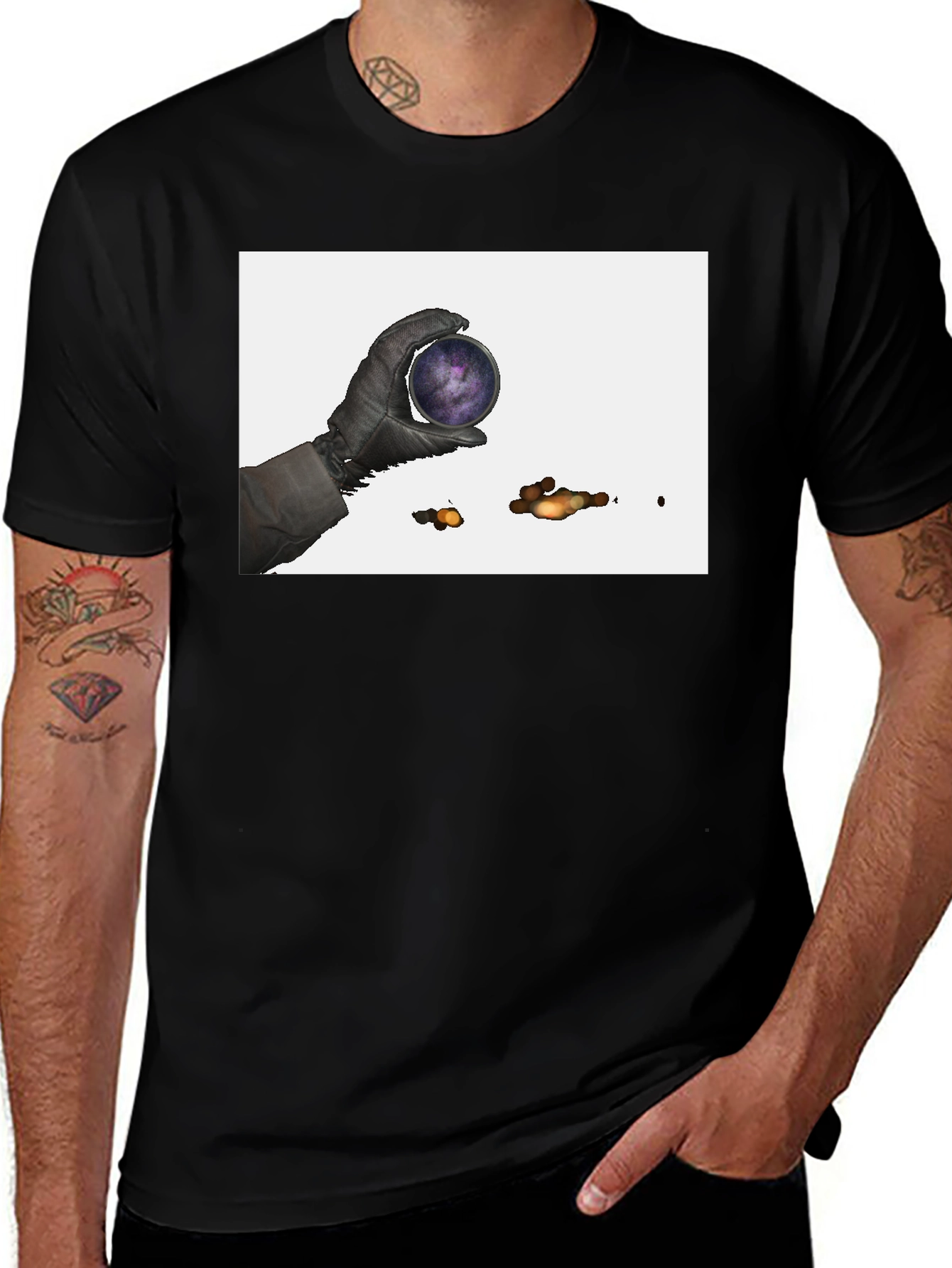 Variant 25 of Galaxy Orb T-Shirt - Cosmic Design