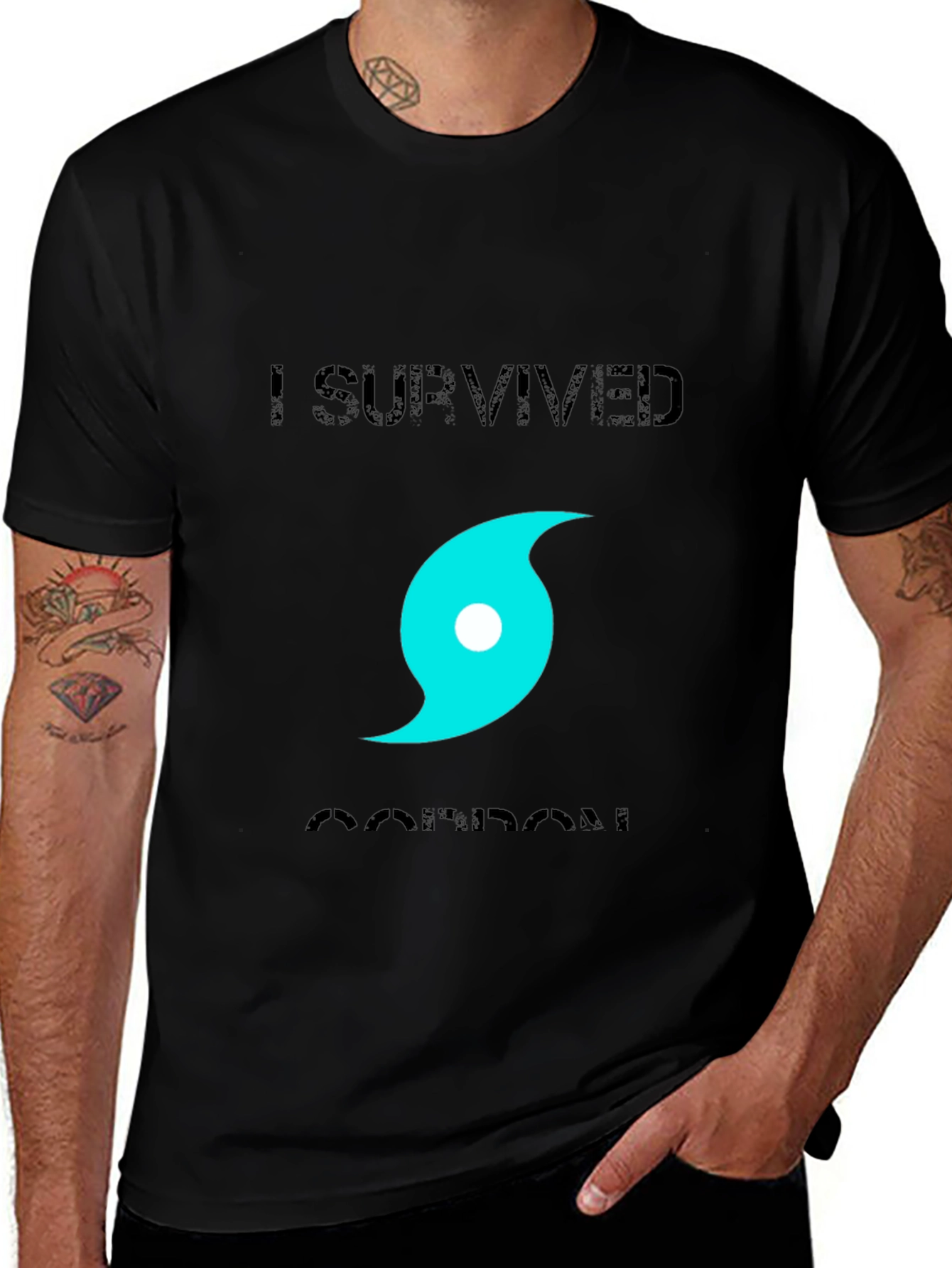 Variant 5 of I Survived Hurricane T-Shirt