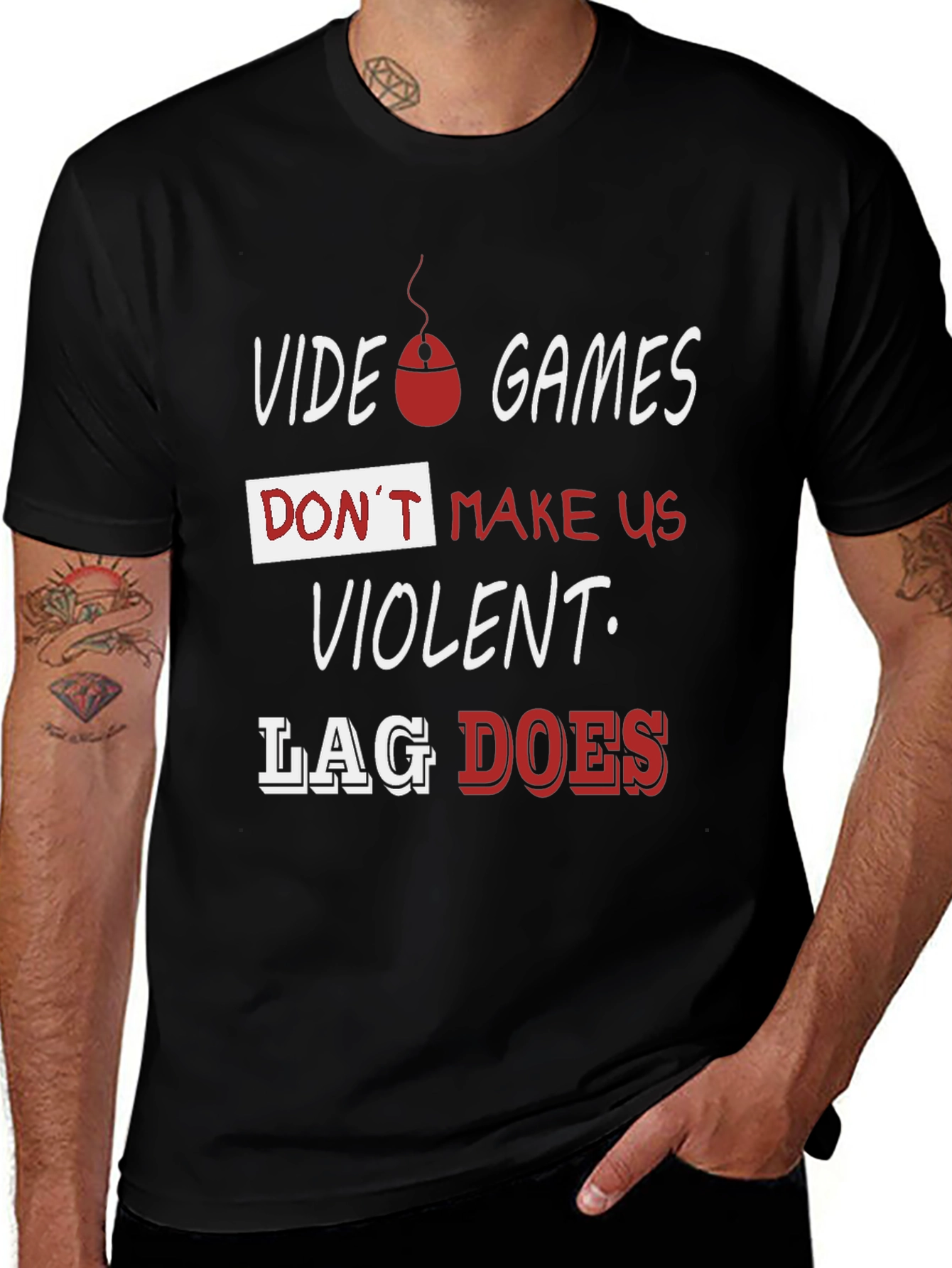 Variant 5 of Video Game Slogan T-Shirt