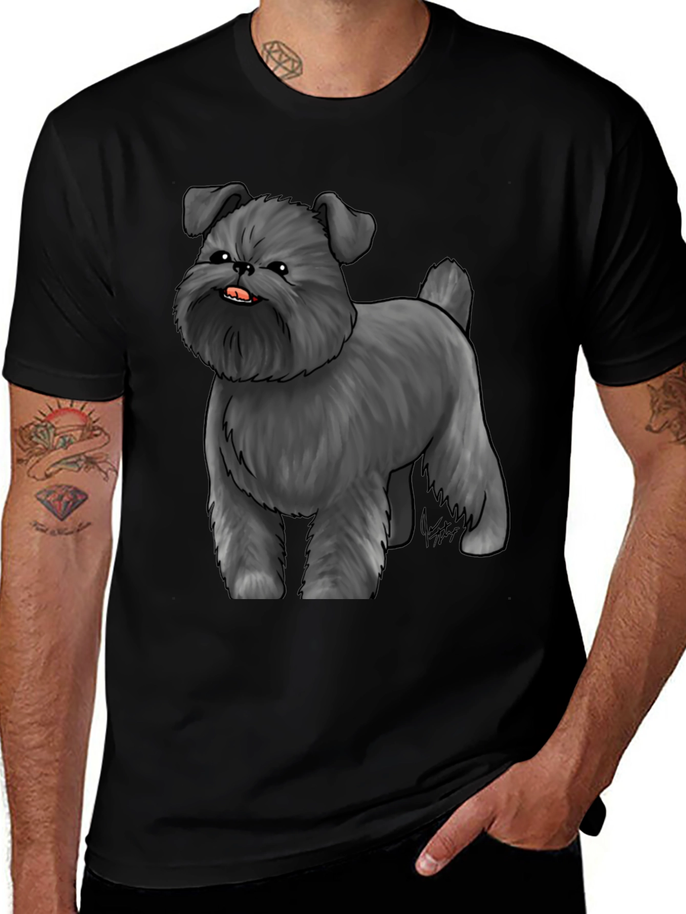 Variant 4 of Dog Lover Graphic Tee