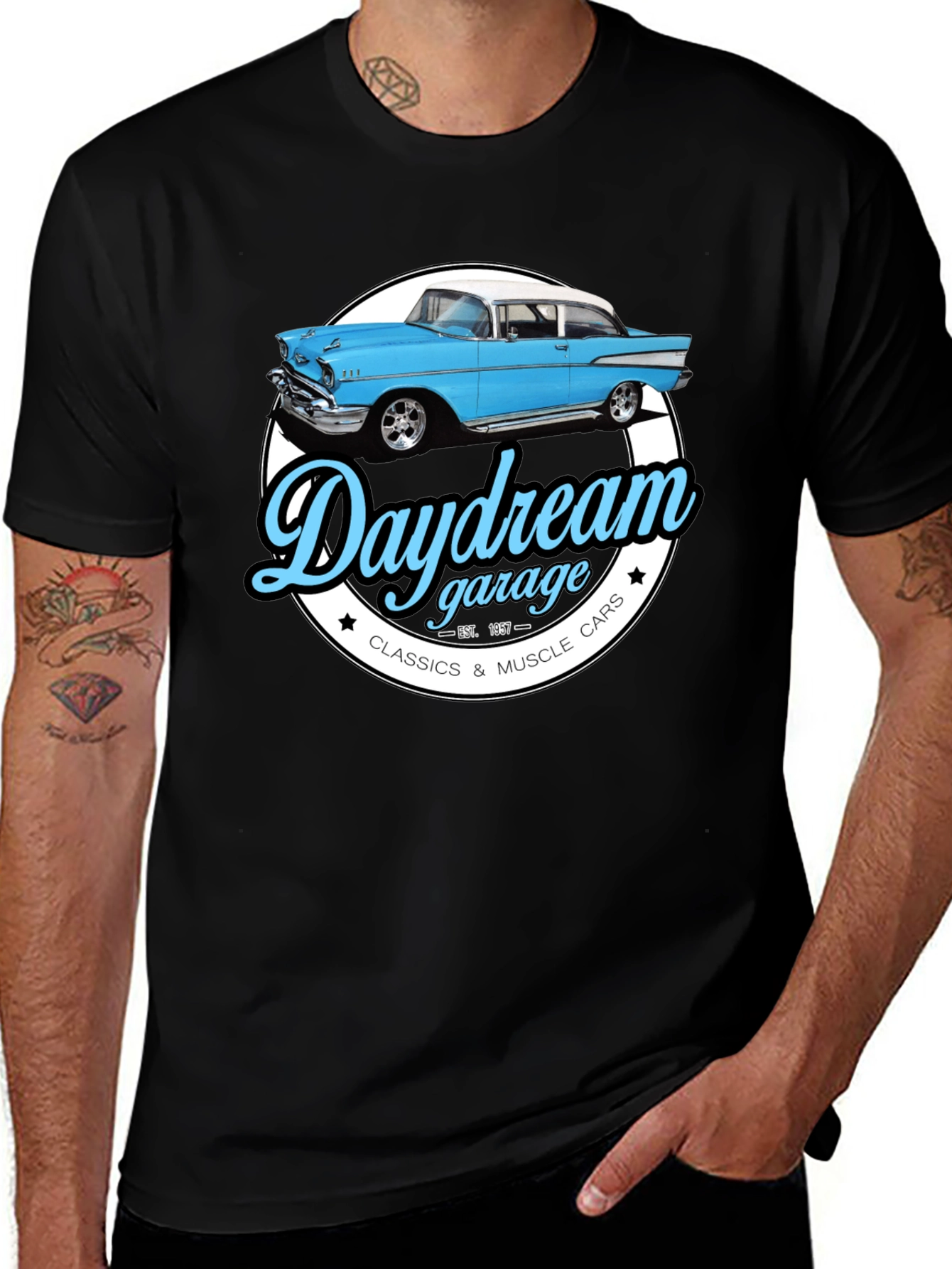 Variant 19 of Daydream Garage Classic Car Graphic T-Shirt