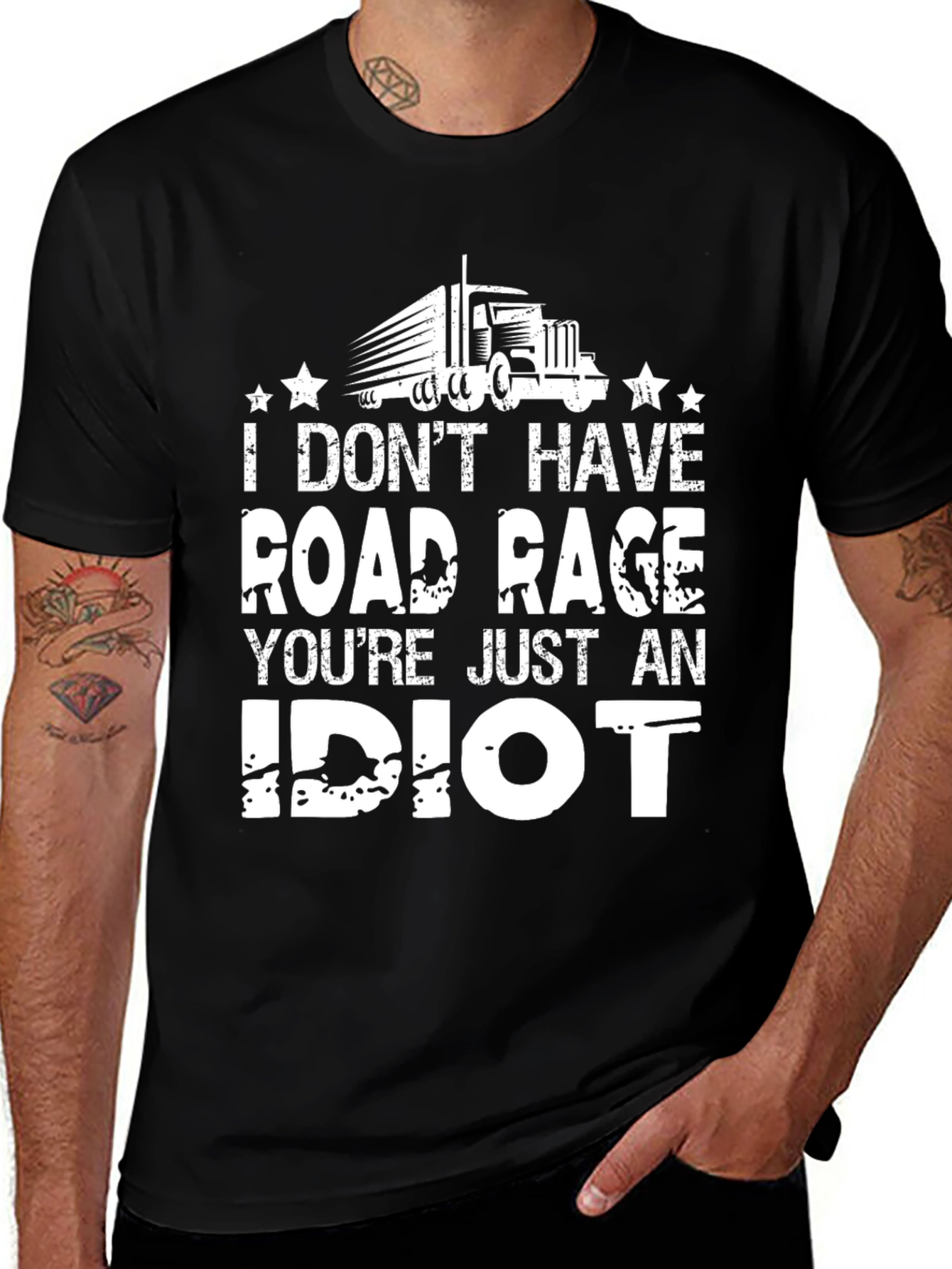 Variant 3 of Funny Trucker T-Shirt: I Don't Have Road Rage