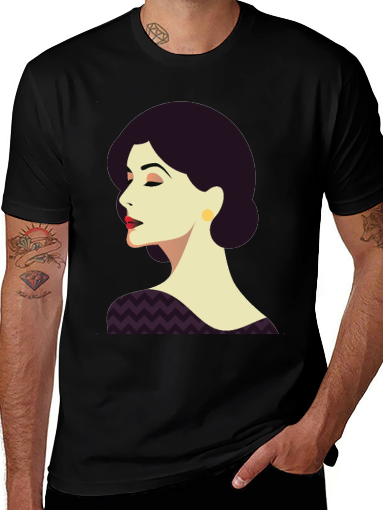 Variant 27 of Elegant Woman Graphic T-Shirt