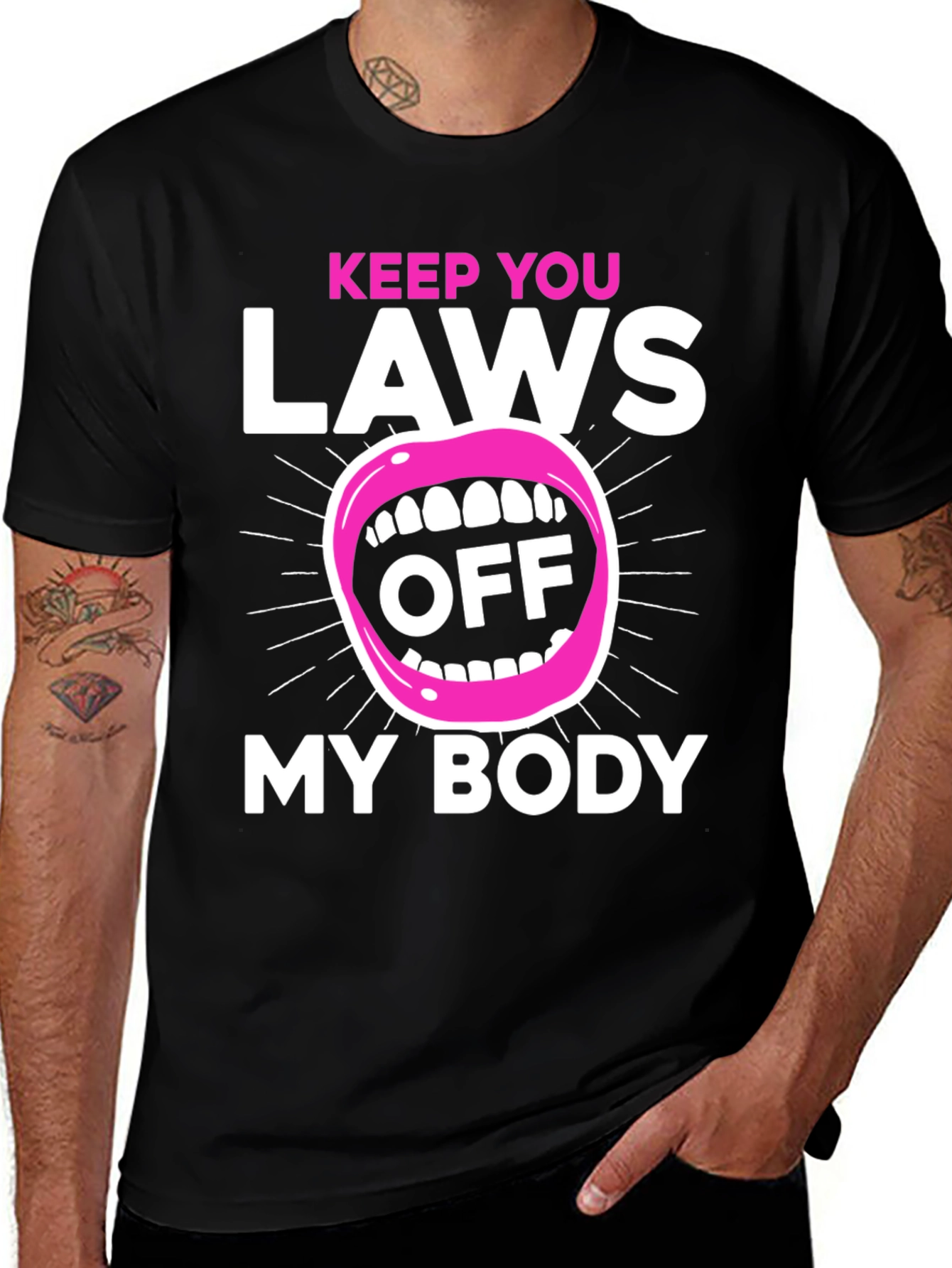 Variant 22 of Keep Your Laws Off My Body T-Shirt