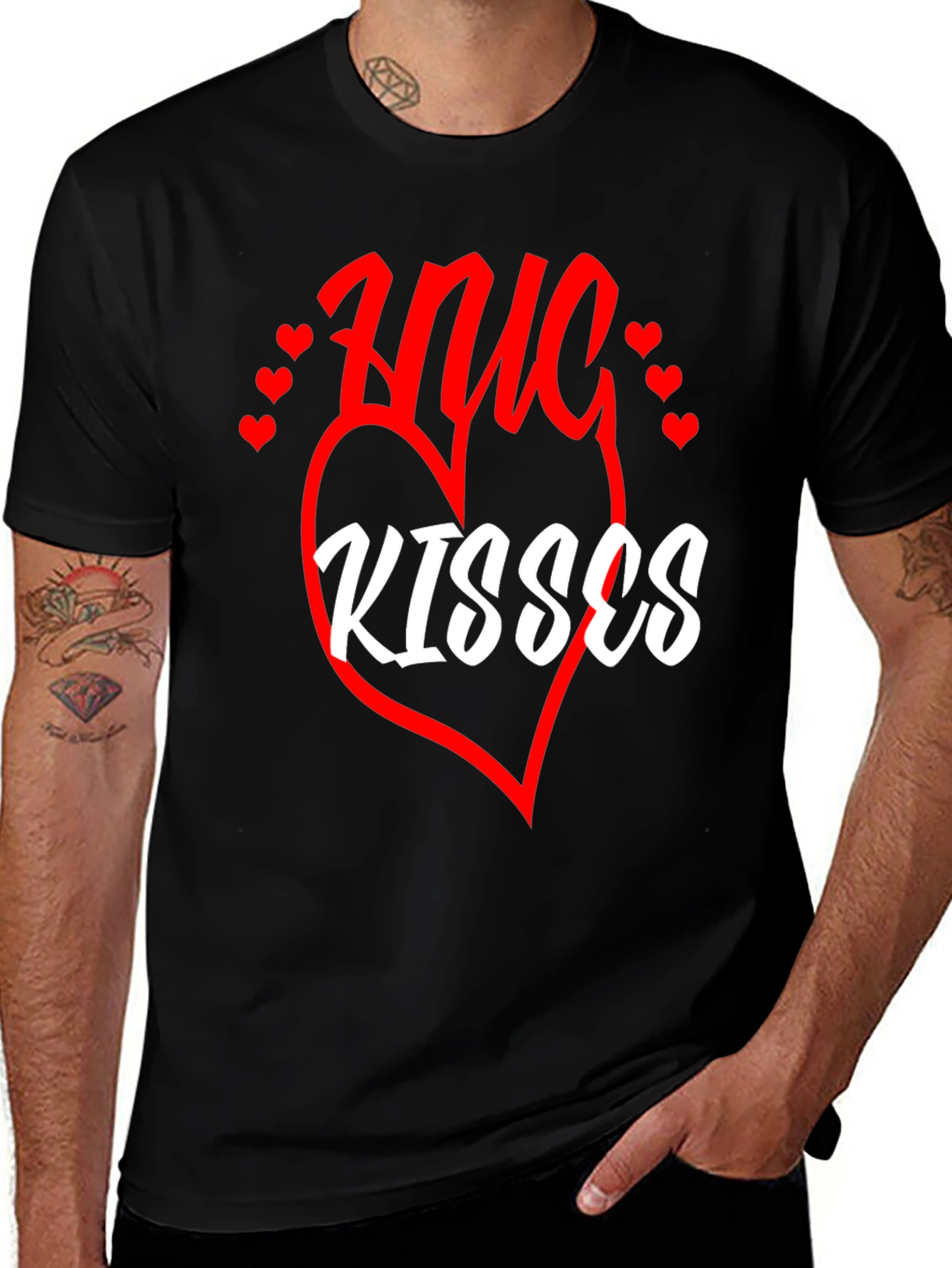 Hugs & Kisses Graphic Tee - Valentine's Day