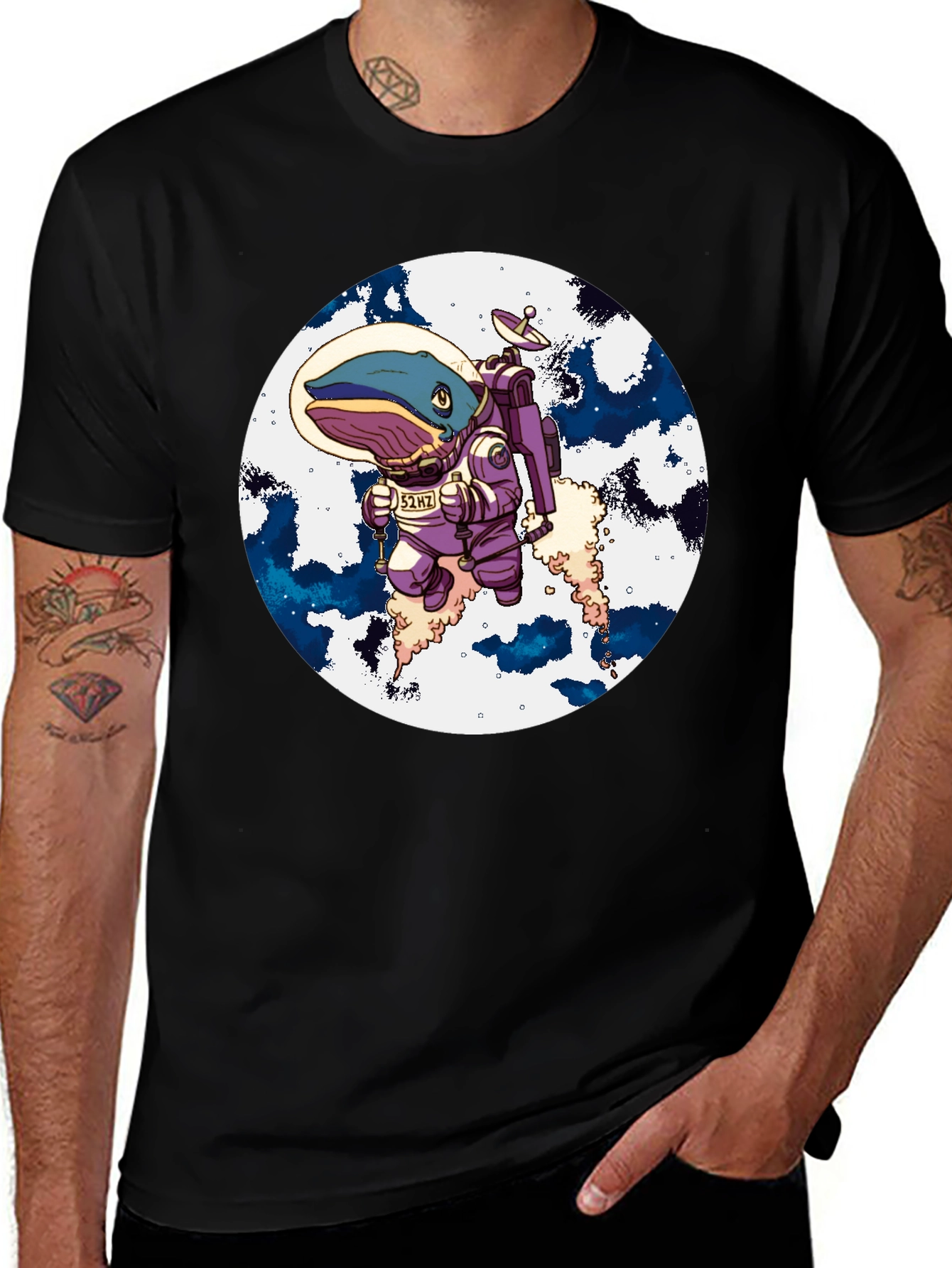 Variant 15 of Cosmic Whale T-Shirt - Space Adventure