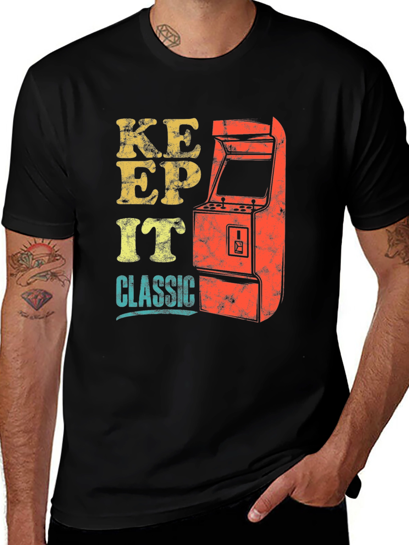 Keep It Classic Retro Arcade Gamer T-Shirt