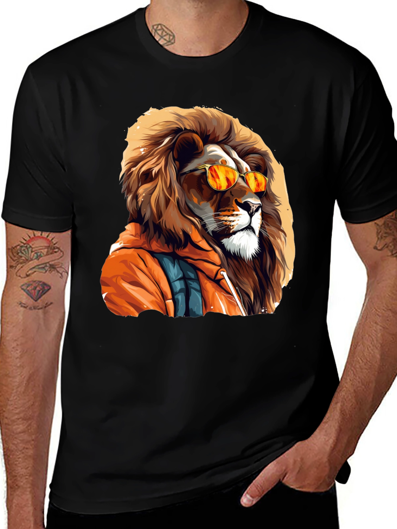 Variant 27 of Cool Lion Graphic Tee