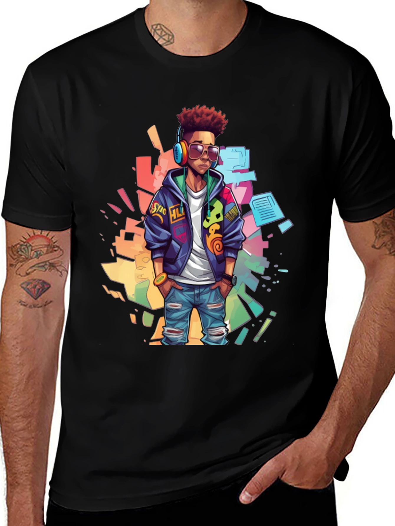 Variant 4 of Retro 90s Cartoon Character Graphic Tee