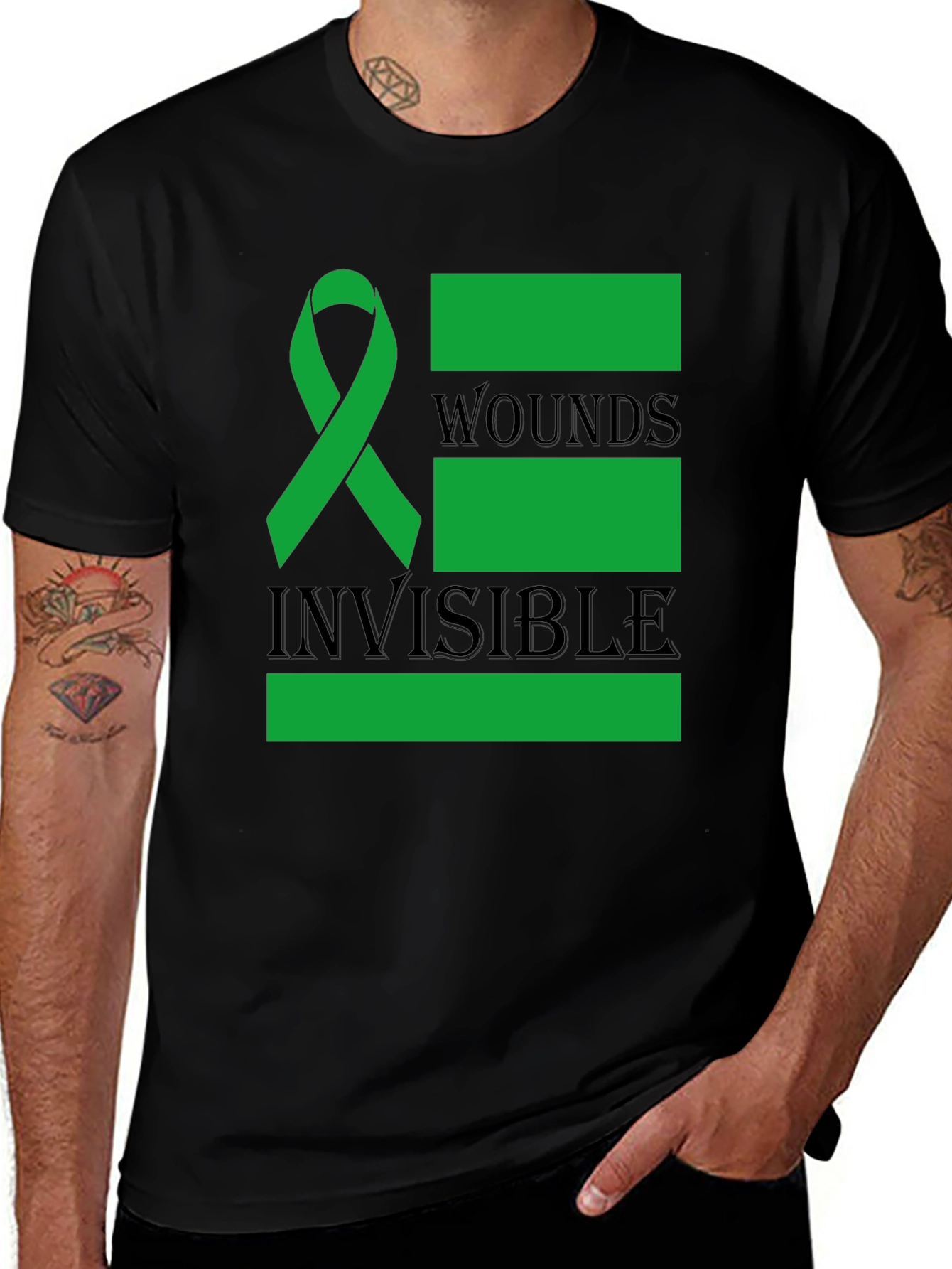 Invisible Wounds Awareness T-Shirt