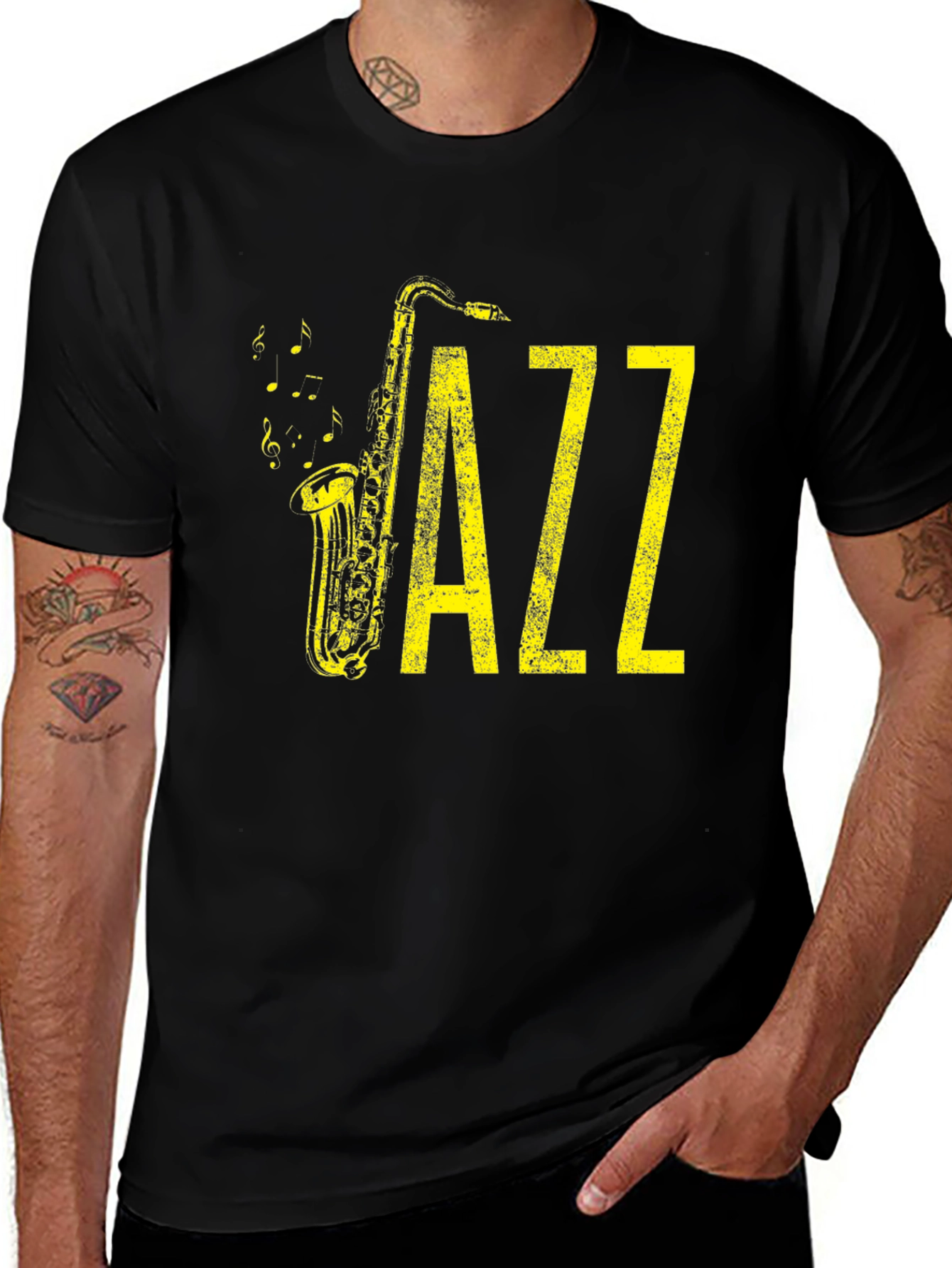 Variant 24 of Jazz Music T-Shirt - Saxophone Graphic Tee
