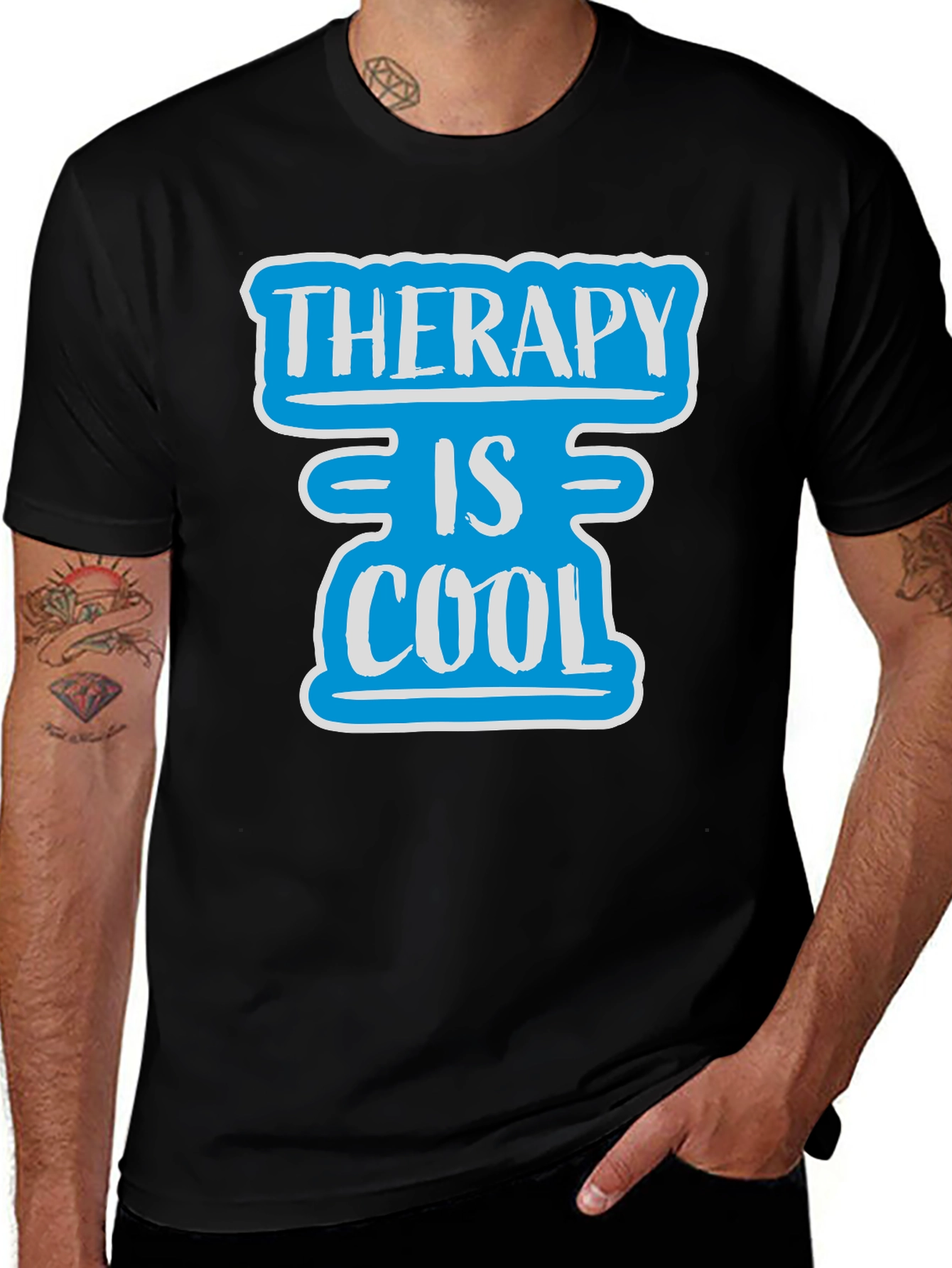Variant 24 of Therapy is Cool Graphic Tee - Comfort Fit