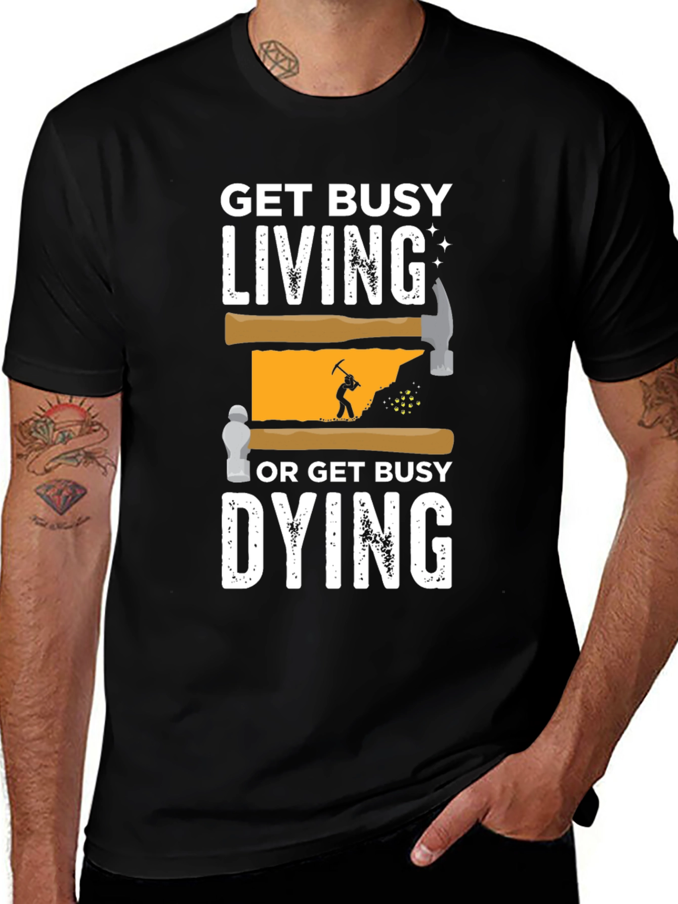 Variant 3 of Get Busy Living T-Shirt