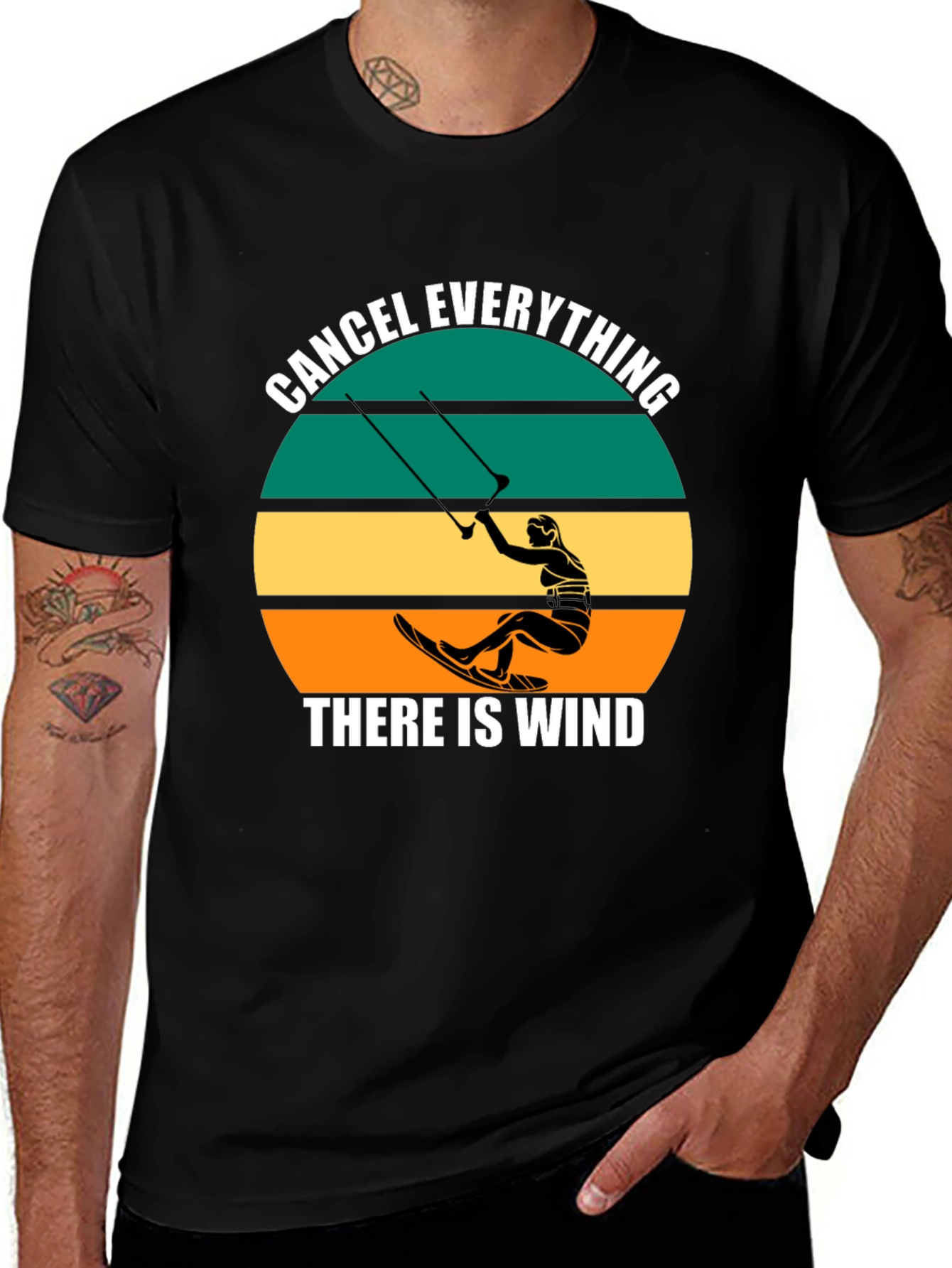 Variant 26 of Cancel Everything Kitesurfing T-Shirt