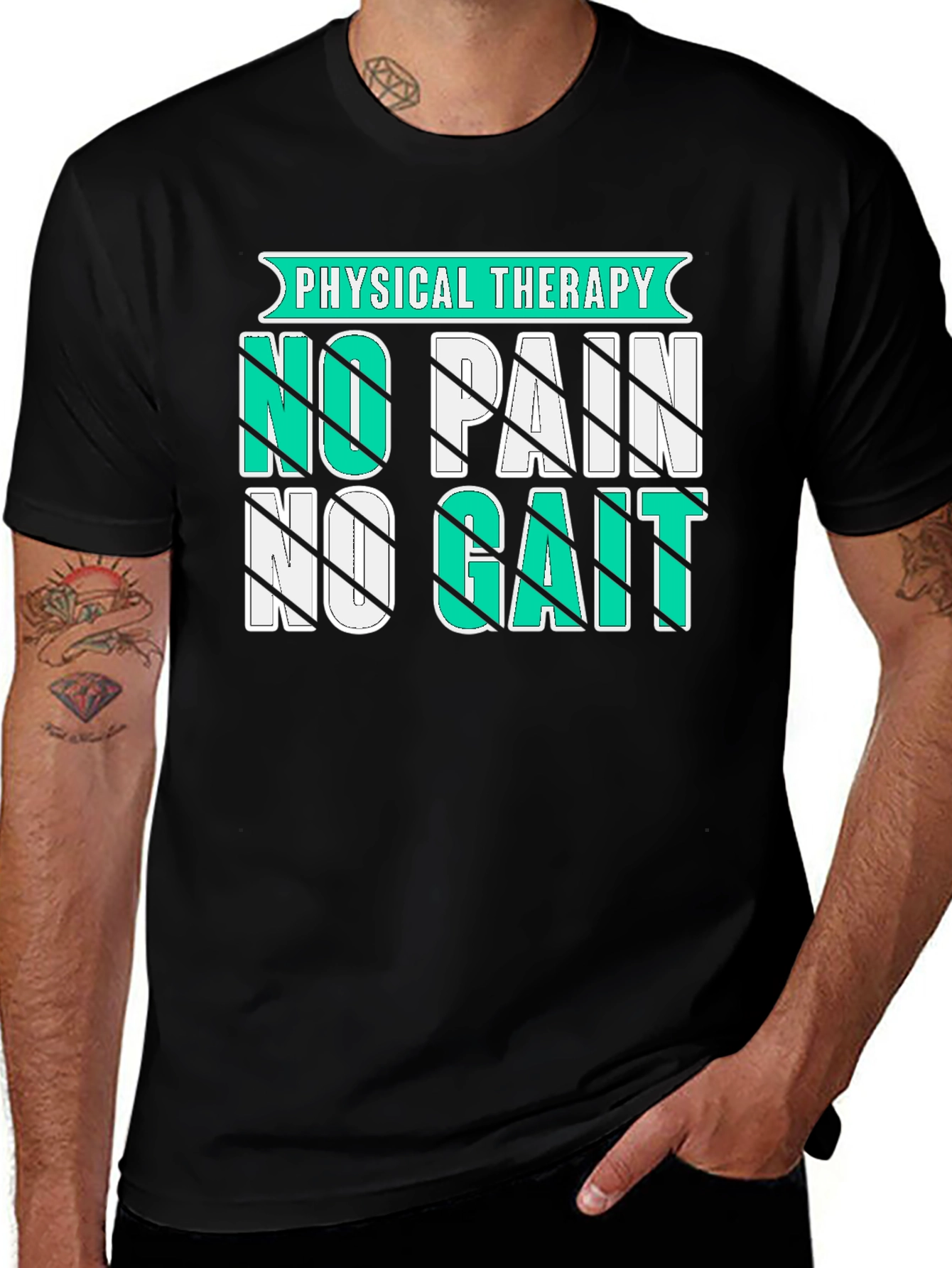 Physical Therapy T-Shirt: No Pain, No Gait Tee