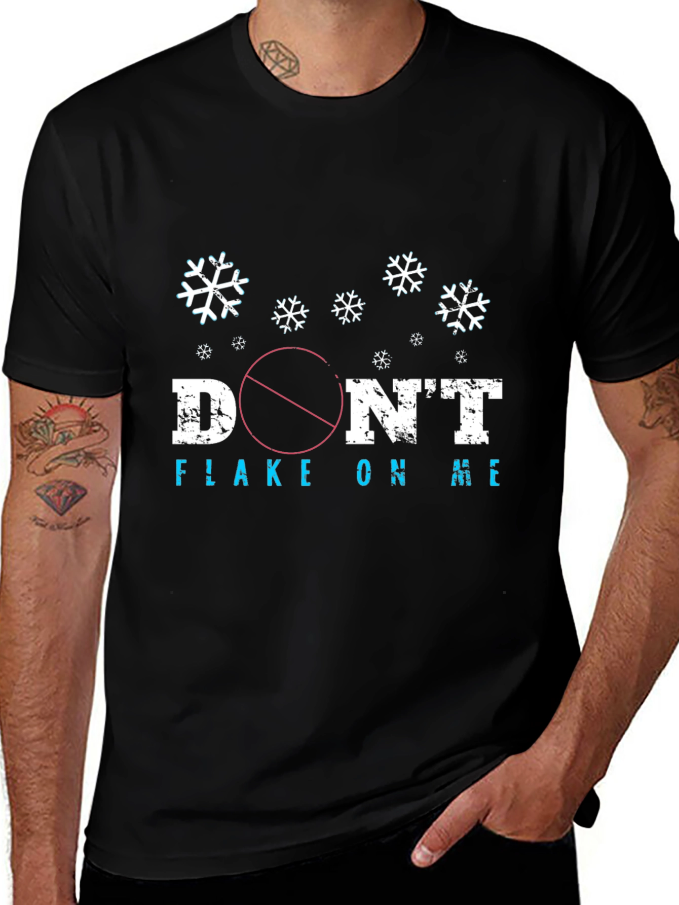 Variant 22 of Don't Flake On Me Graphic Tee Shirt