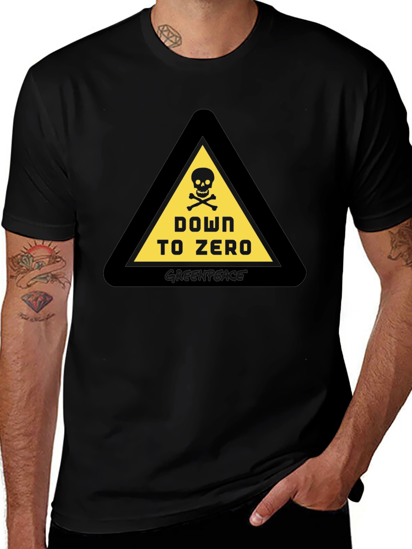 Variant 7 of Down to Zero Greenpeace T-Shirt
