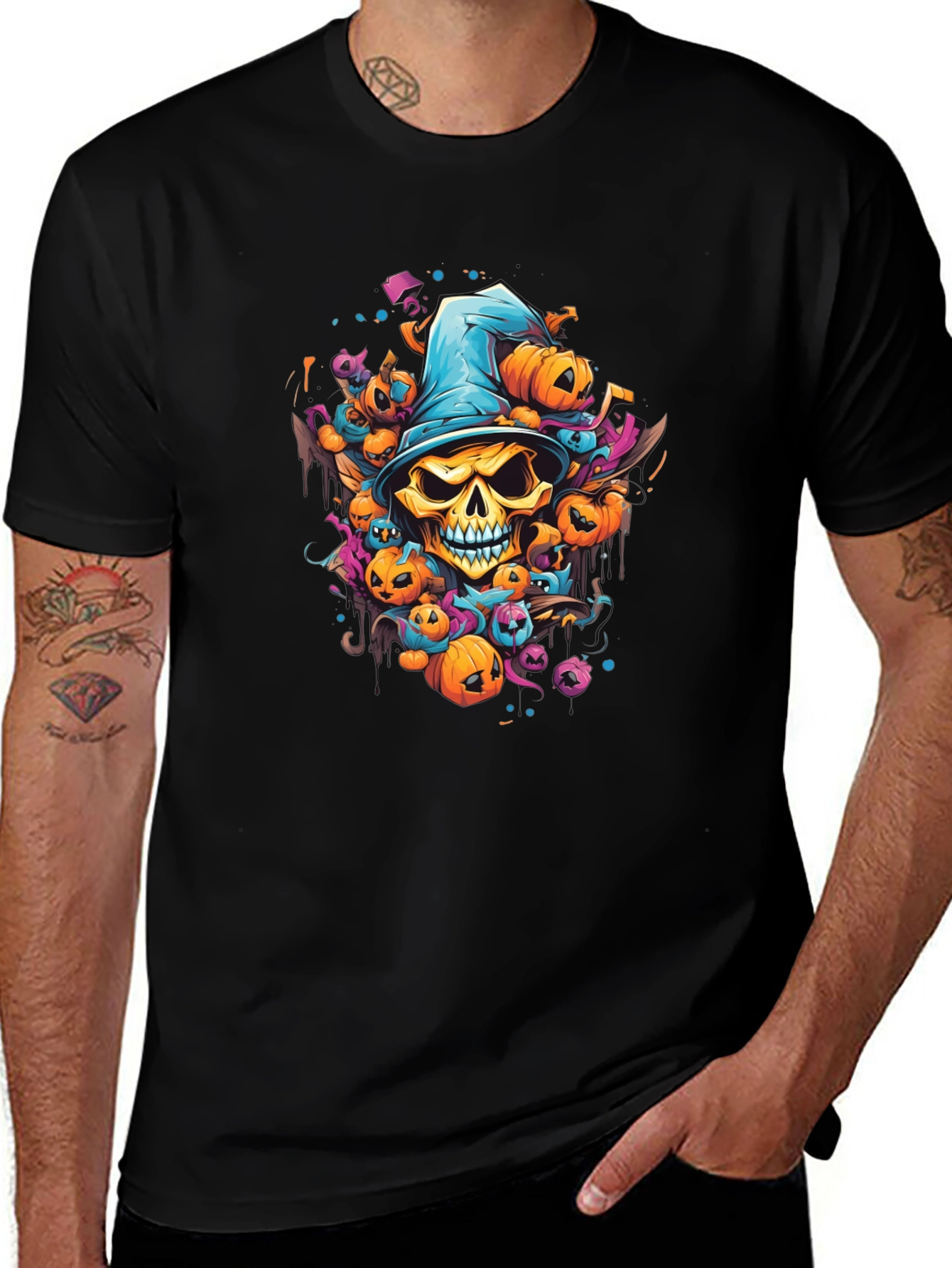 Halloween Skull T-Shirt