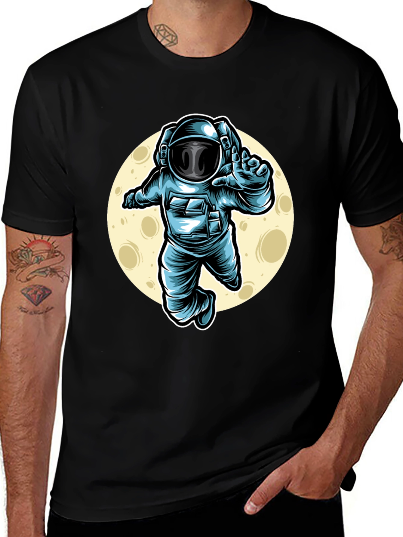 Astronaut Graphic T-Shirt - Space Adventure Tee