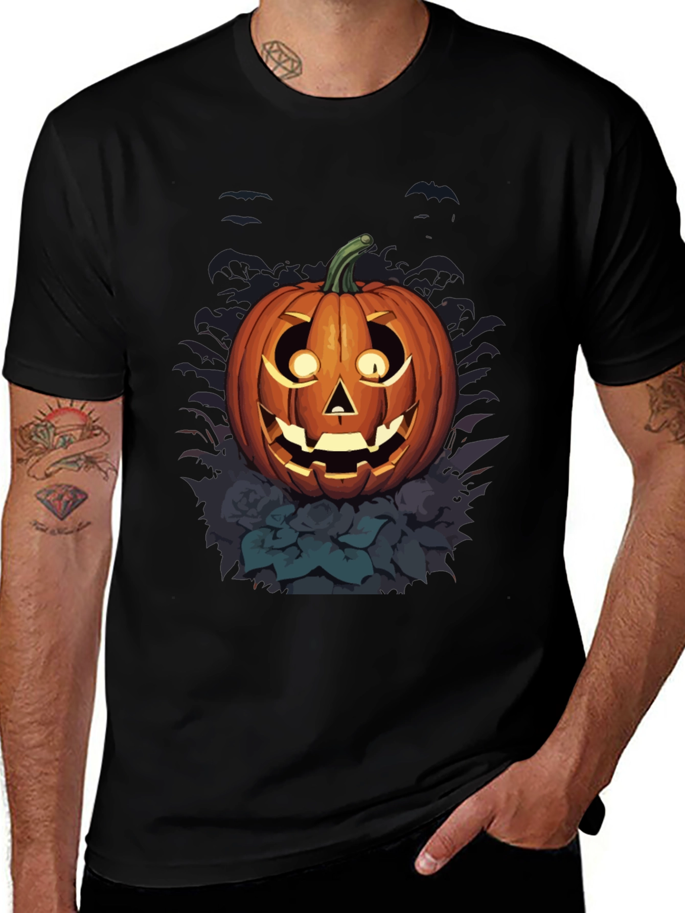 Halloween Pumpkin Graphic Tee