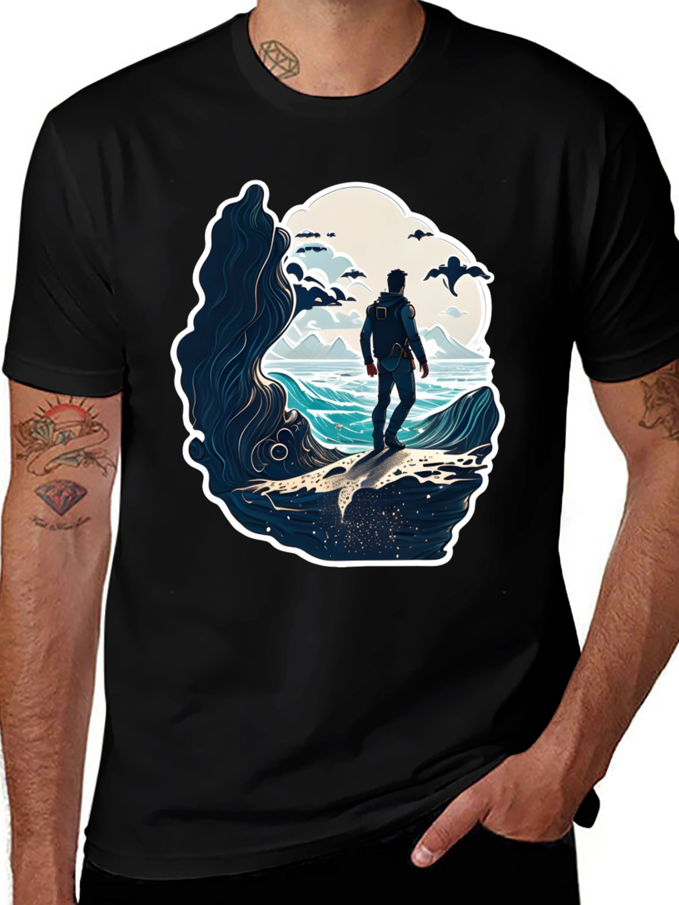 Variant 15 of Ocean Explorer Graphic Tee - Adventure Awaits!
