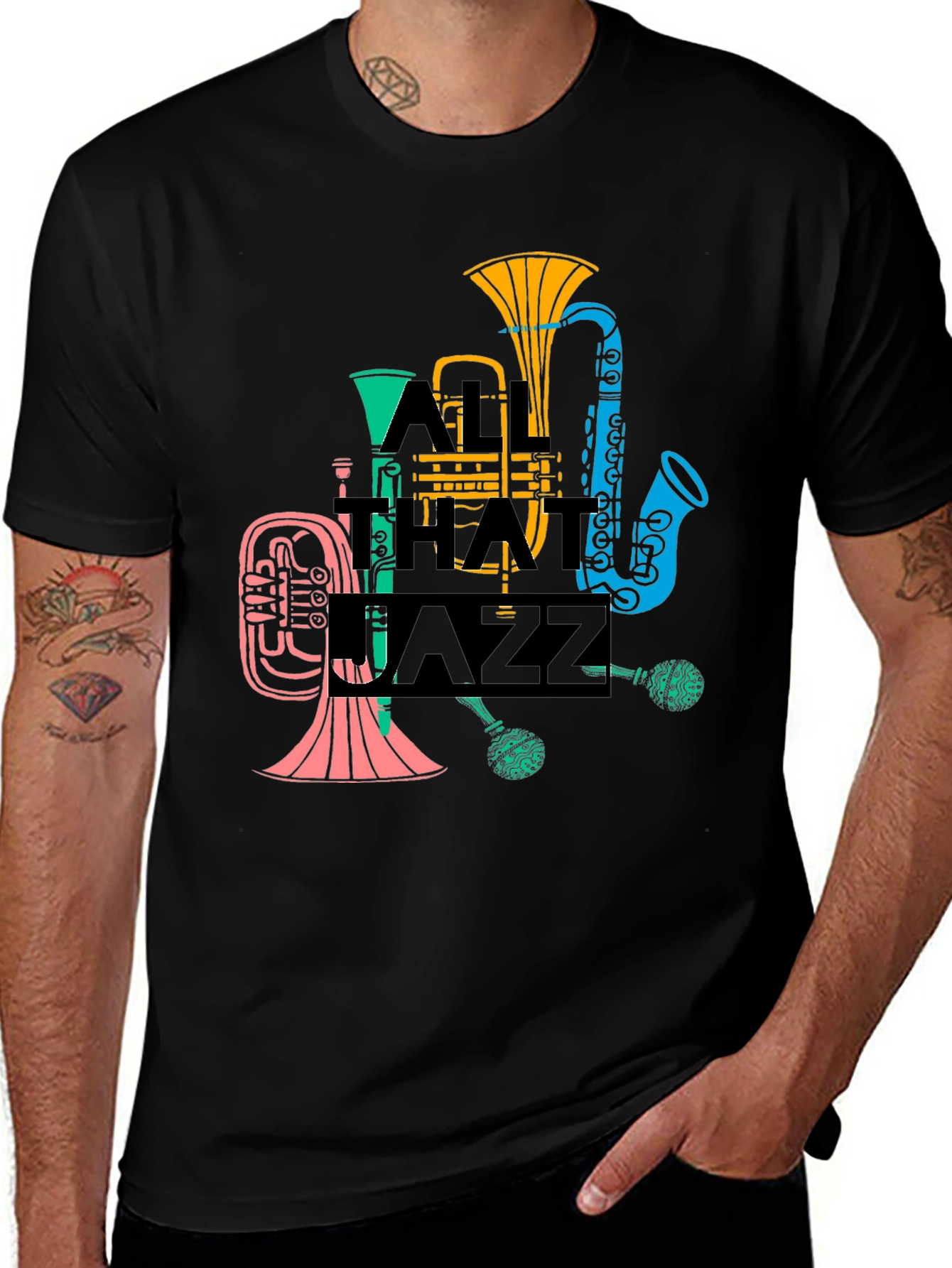 All That Jazz Graphic T-Shirt - Classic Music Tee