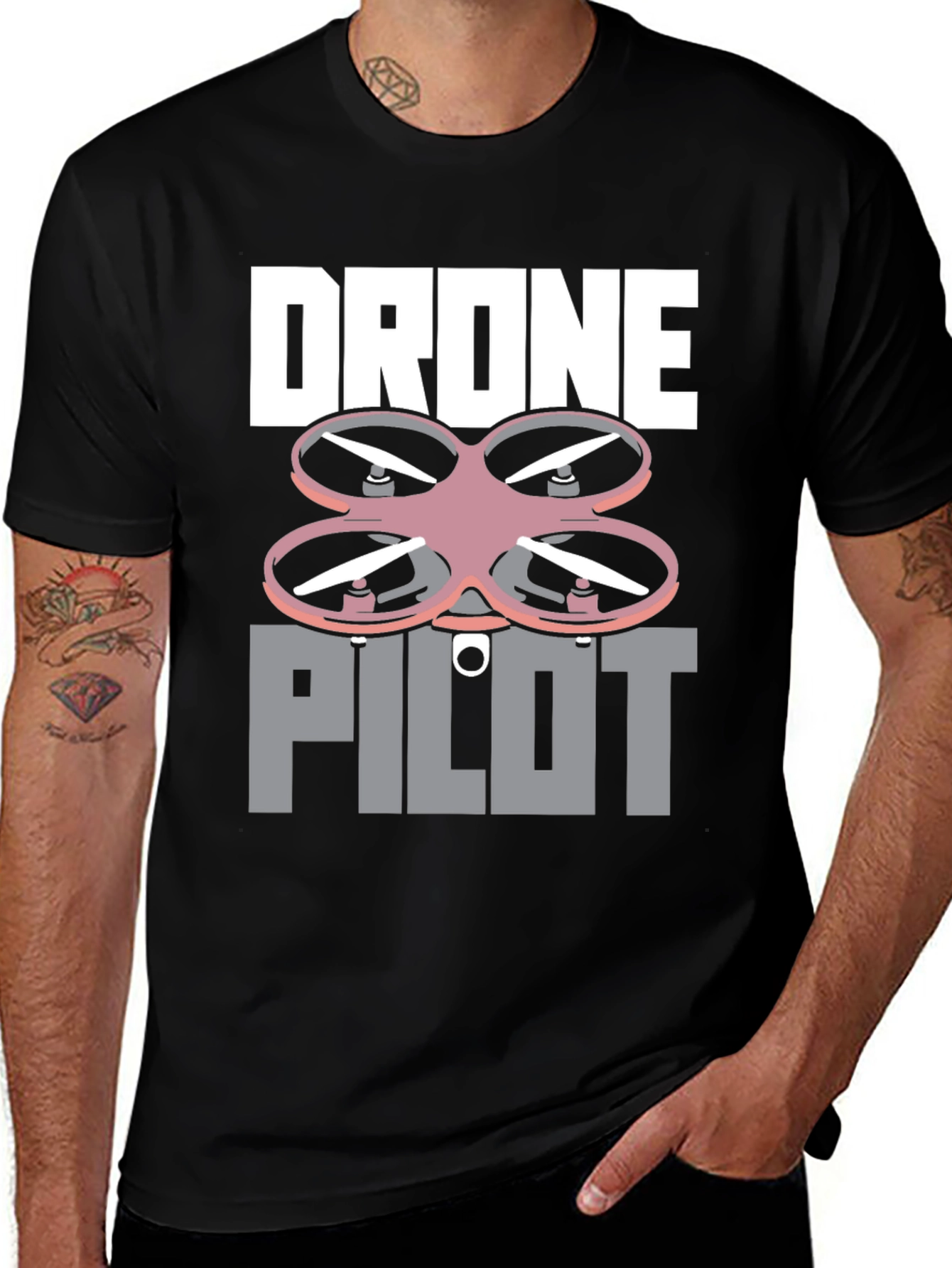 Variant 18 of Drone Pilot Graphic T-Shirt