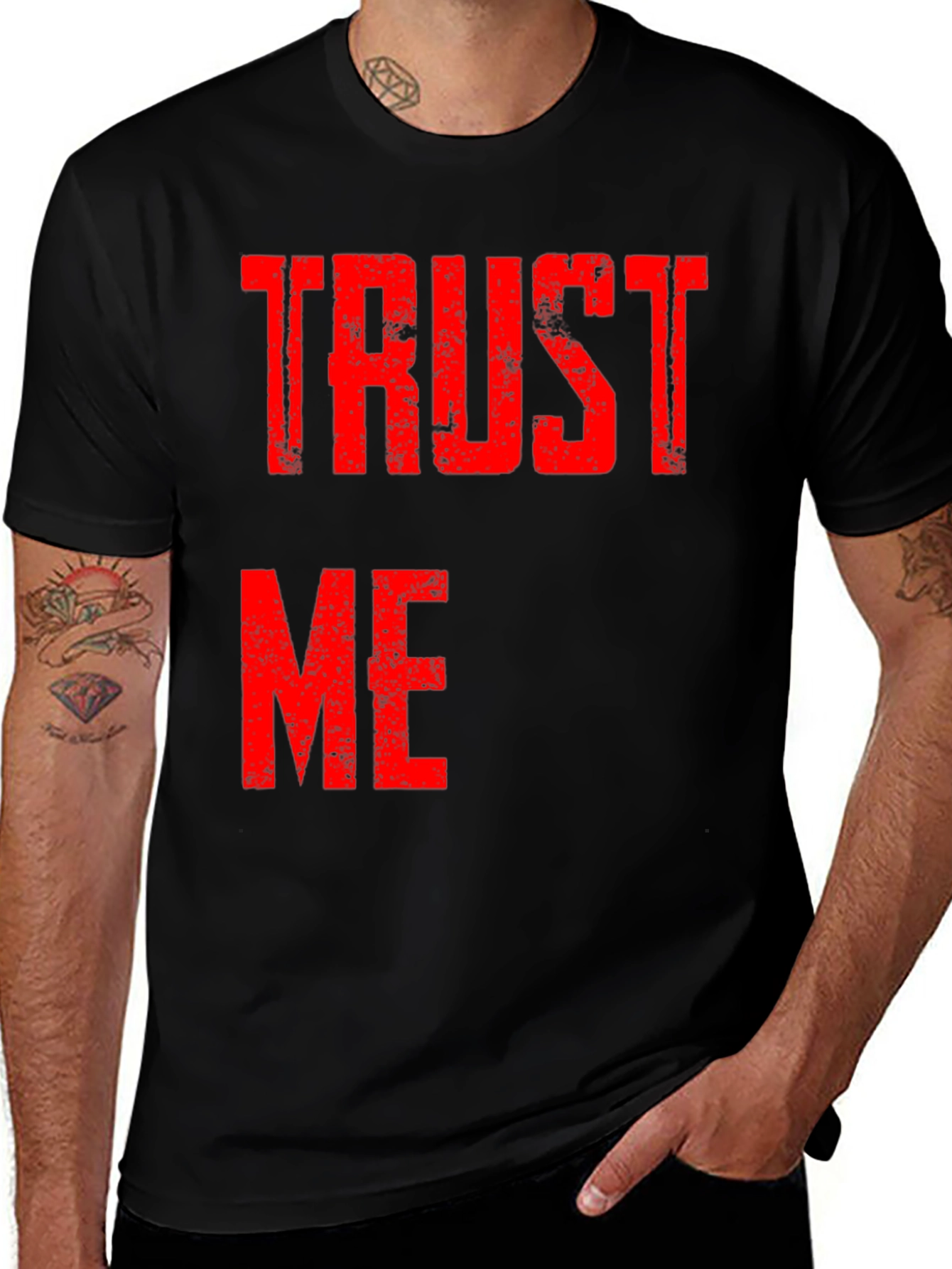 Variant 22 of Trust Me Graphic Tee - Bold Statement Shirt