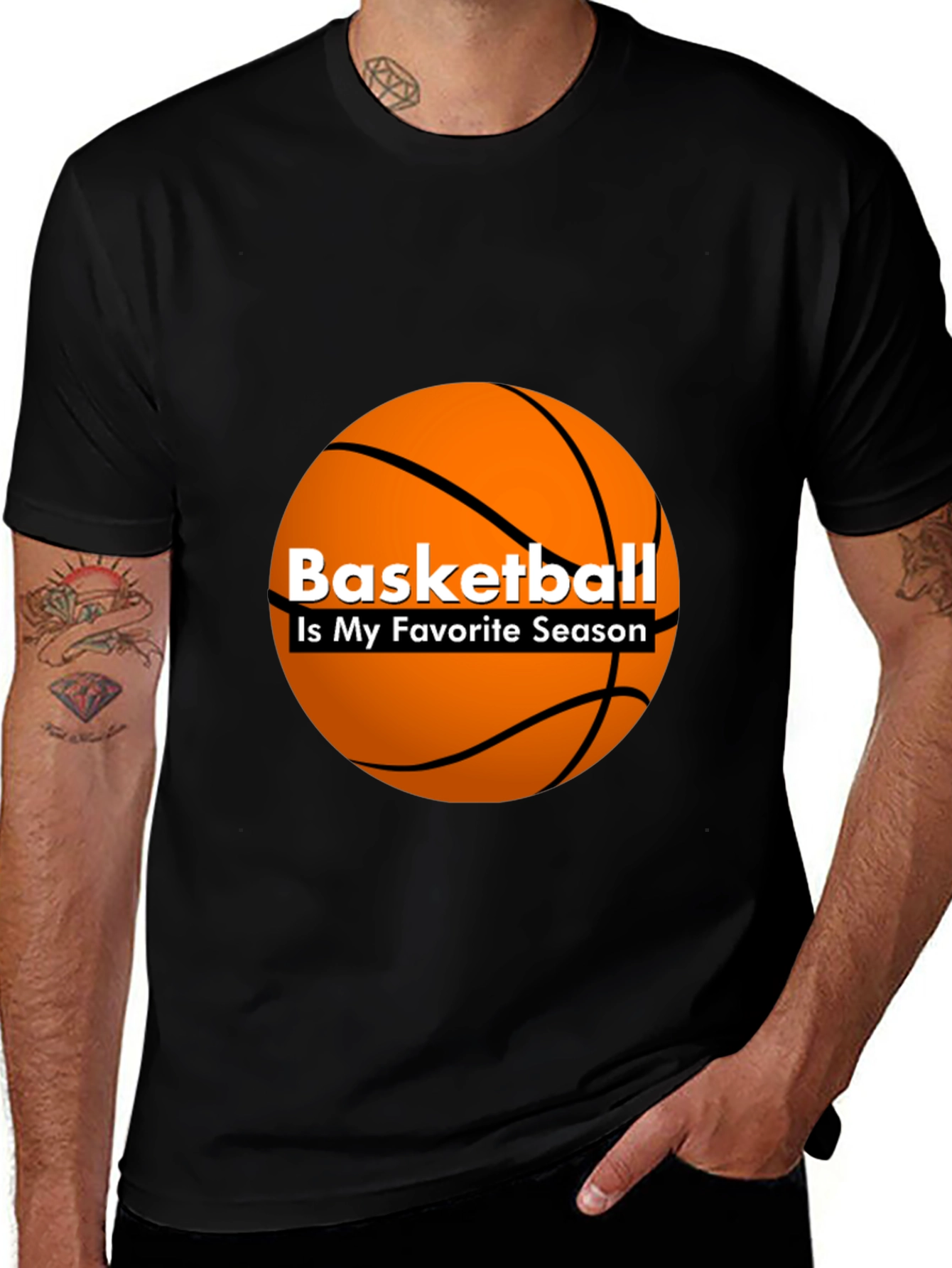 Variant 30 of Basketball Season Graphic Tee