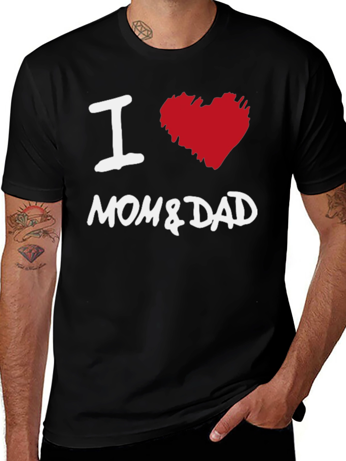 Variant 28 of I Love Mom & Dad T-Shirt