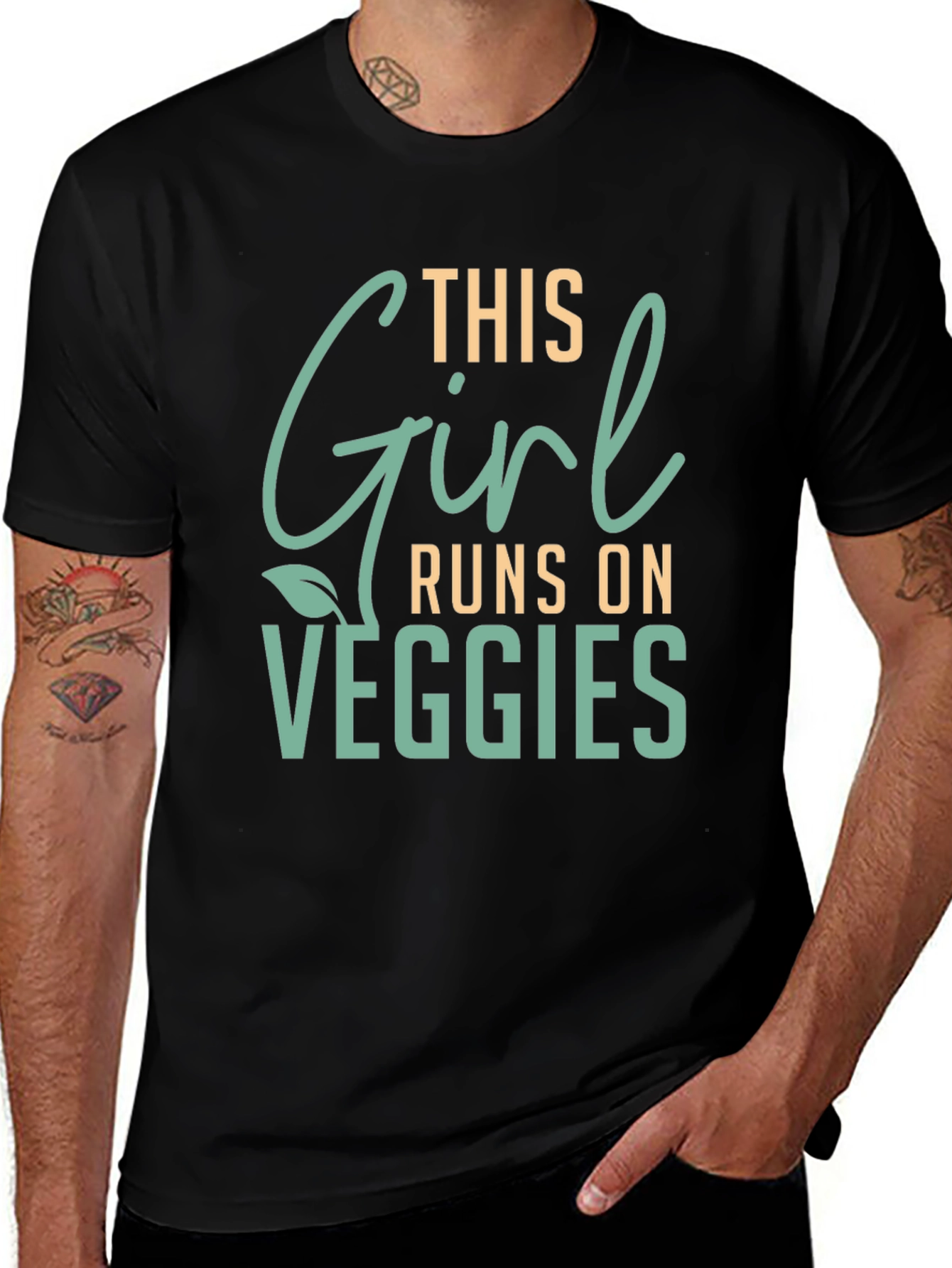 Variant 25 of Vegan Girl Graphic Tee
