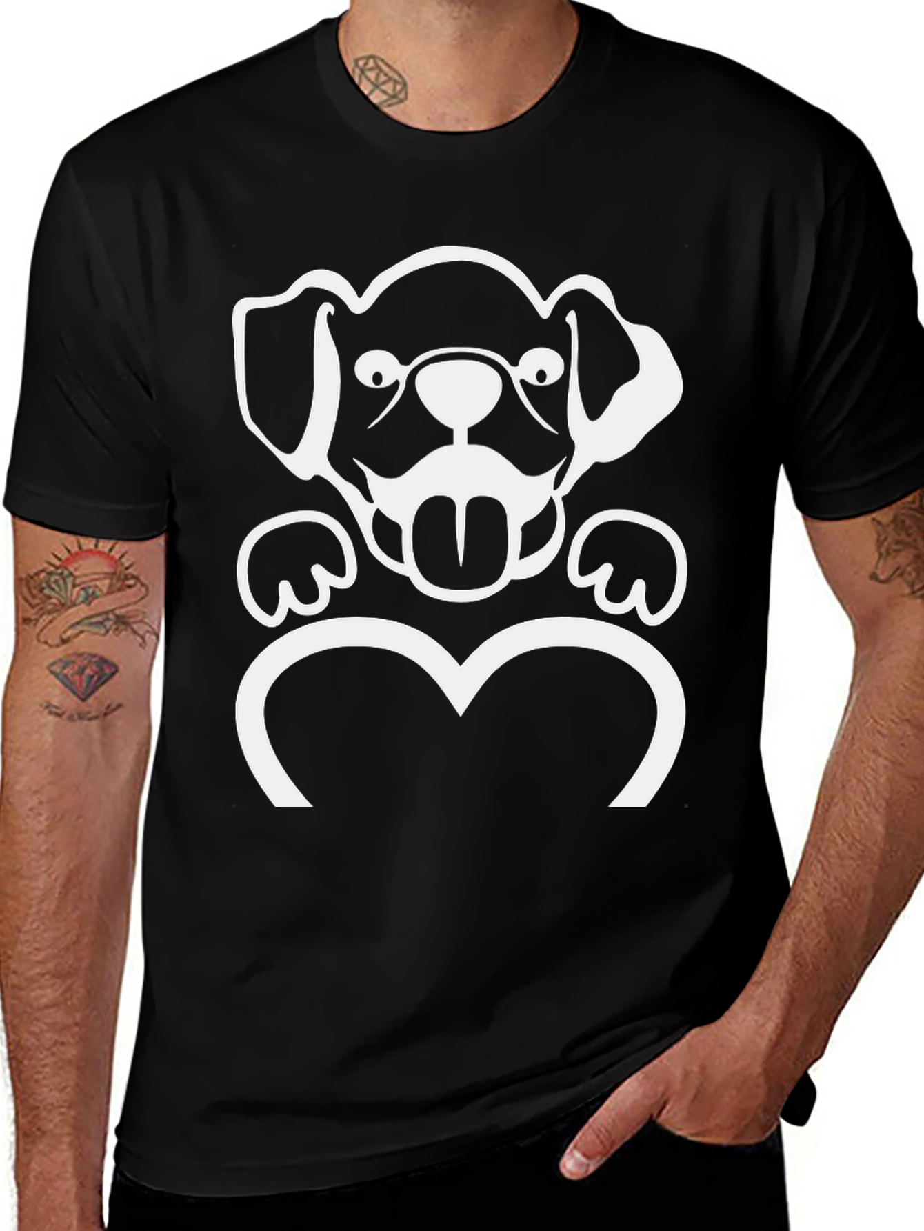 Variant 17 of Dog Lover T-Shirt - Cute Pet Graphic Tee
