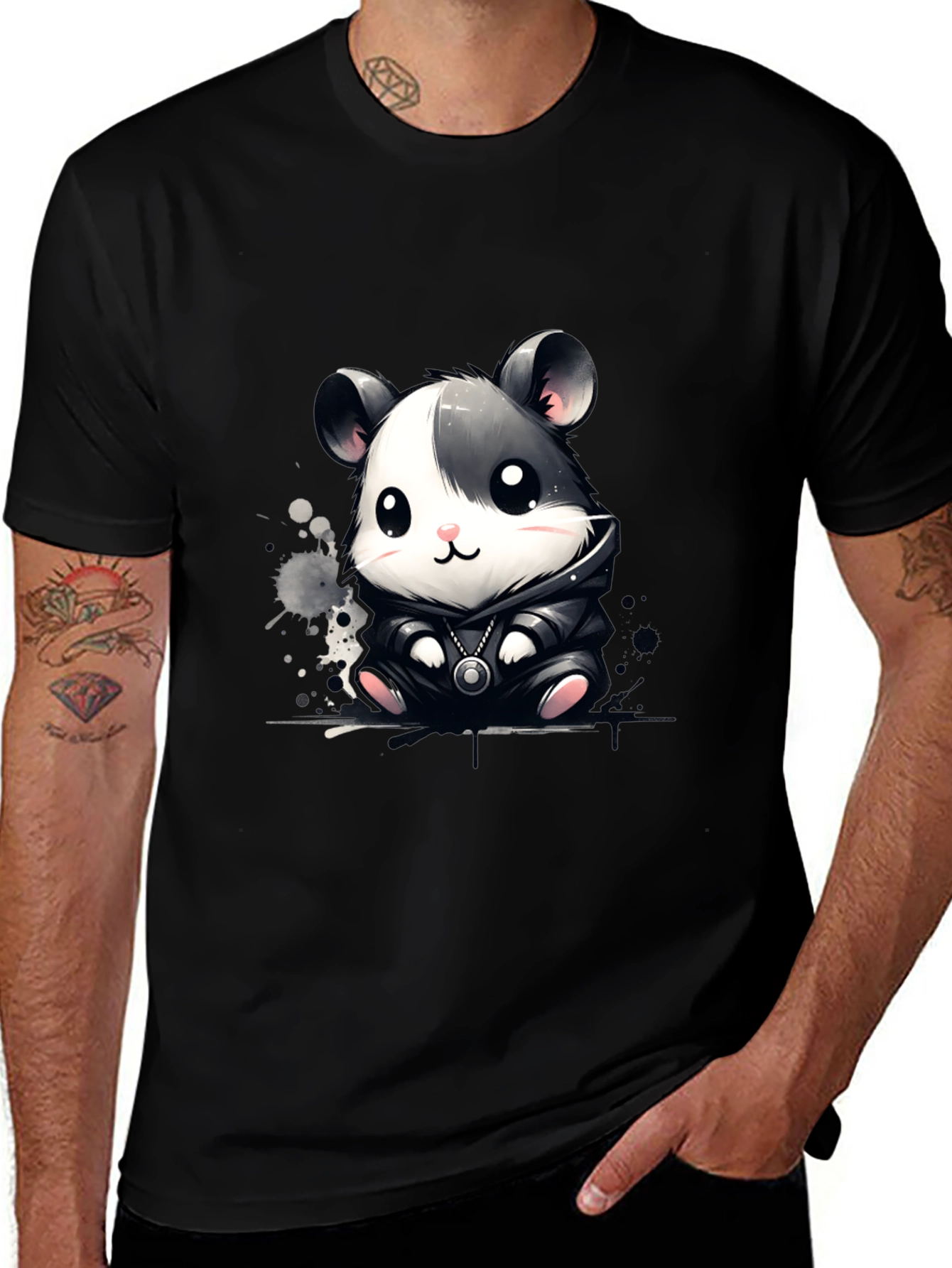 Variant 21 of Hamster Graphic Tee - Cool & Cute!