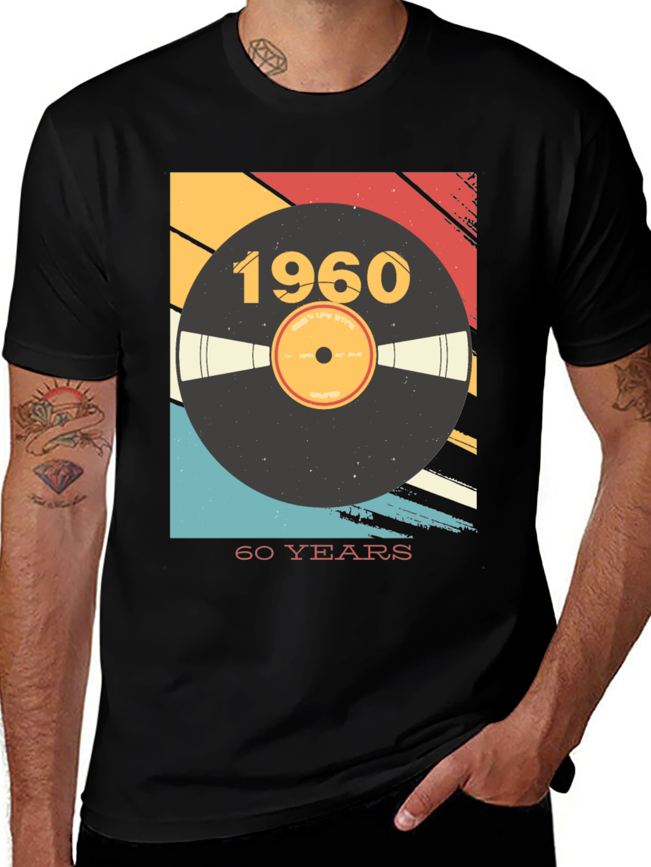 Variant 13 of Vintage 1960 60 Years Graphic T-Shirt