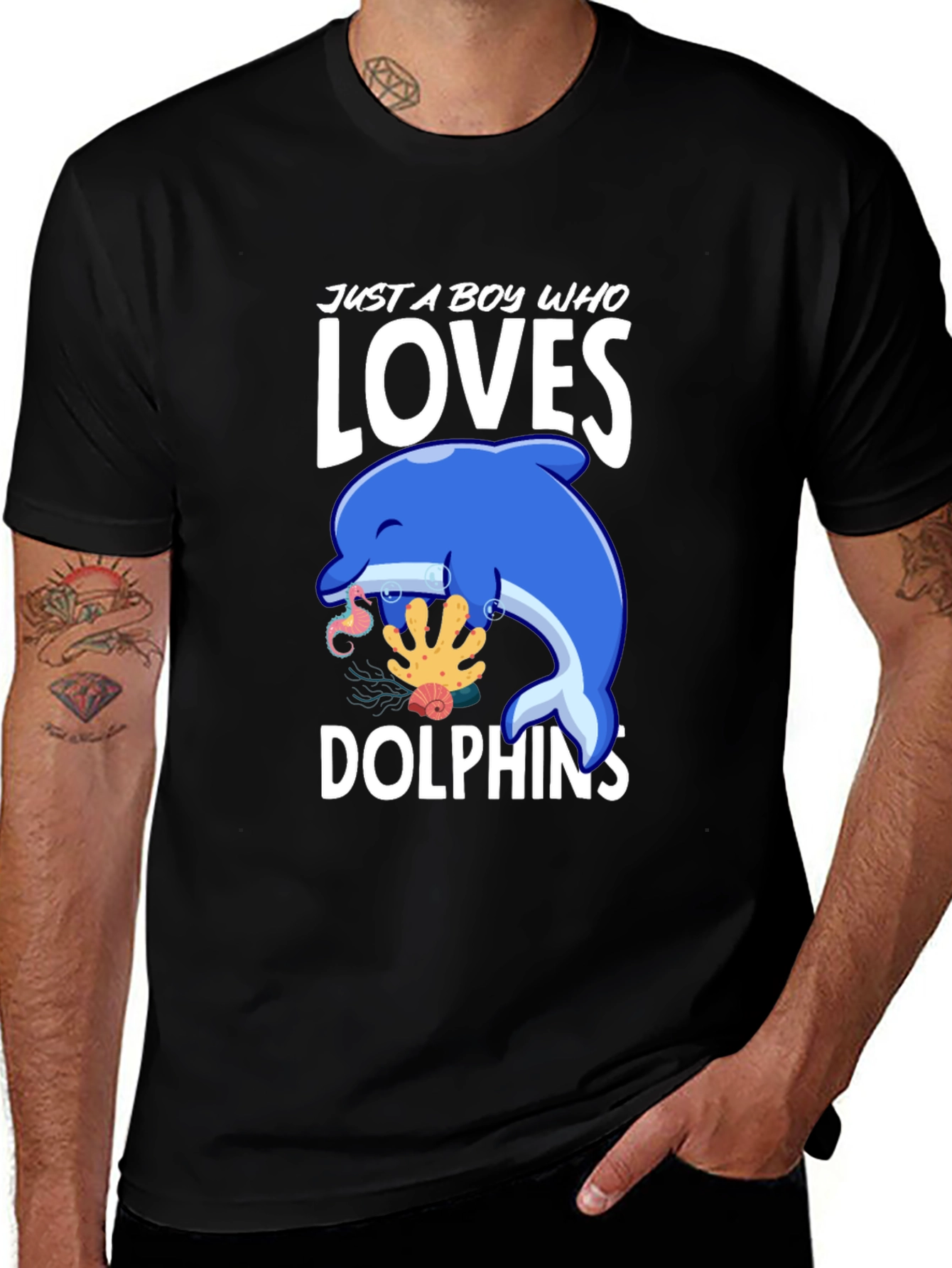 Variant 9 of Boy Who Loves Dolphins T-Shirt