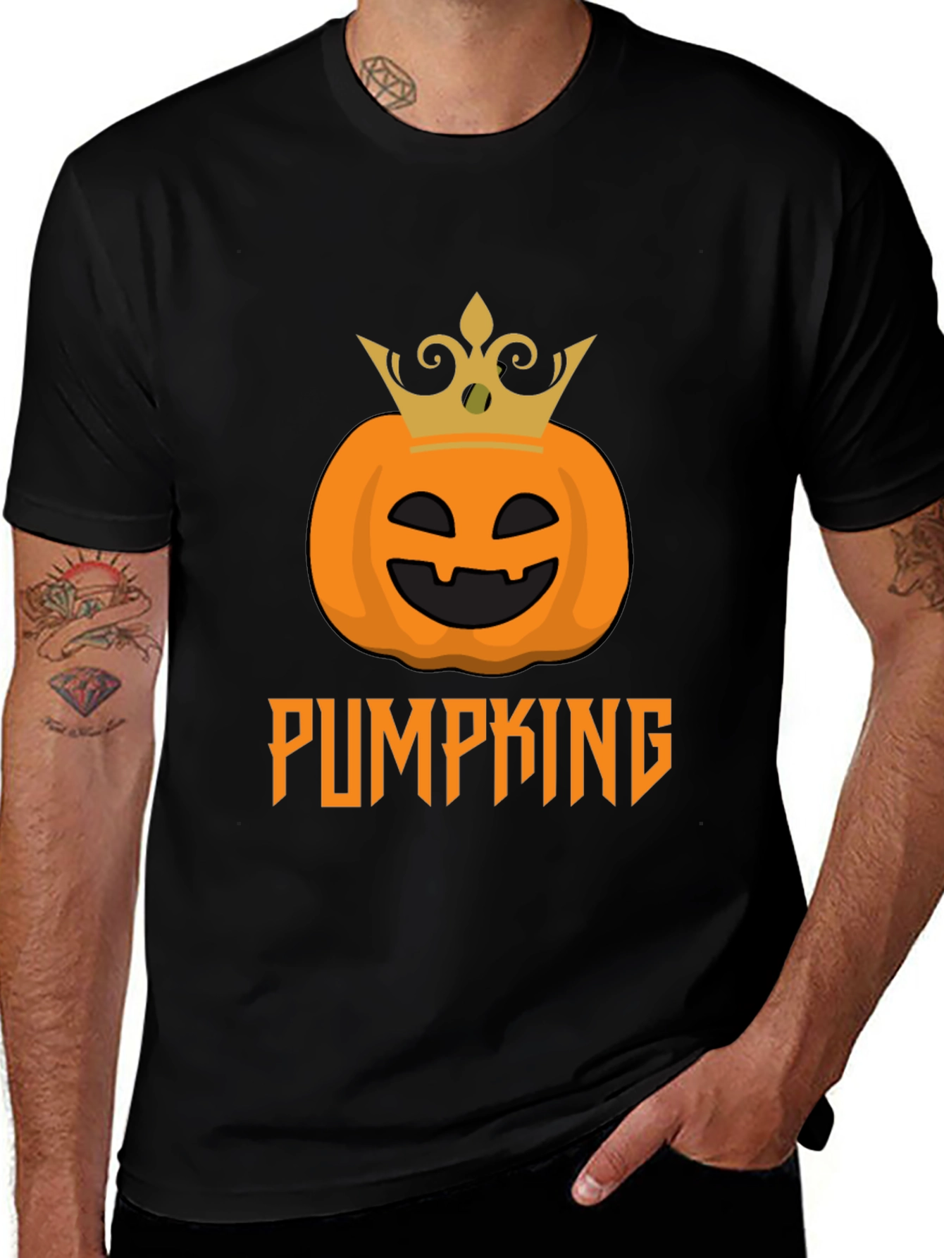 Pumpking Halloween Graphic Tee