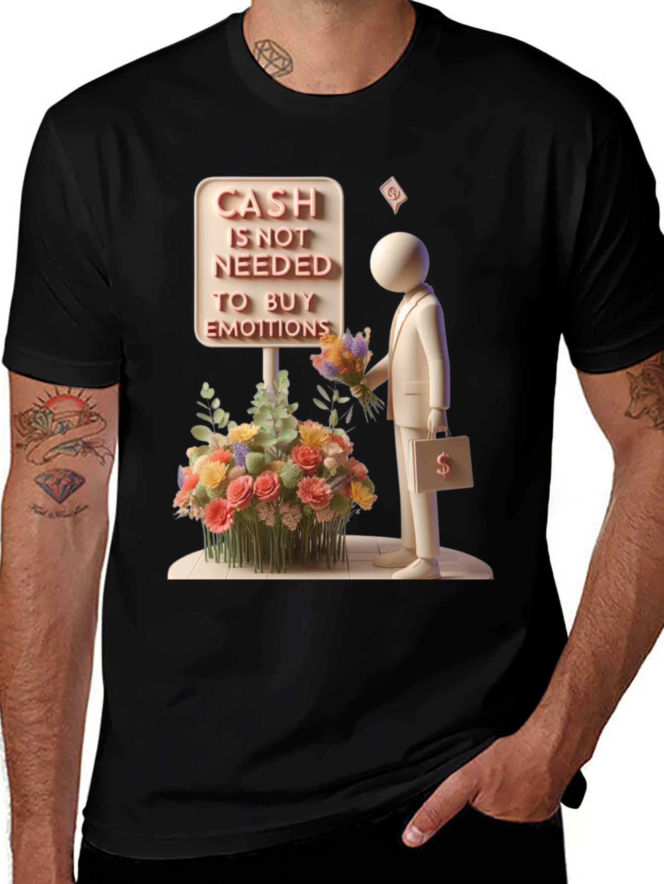 Variant 2 of Emotional Investment Graphic Tee