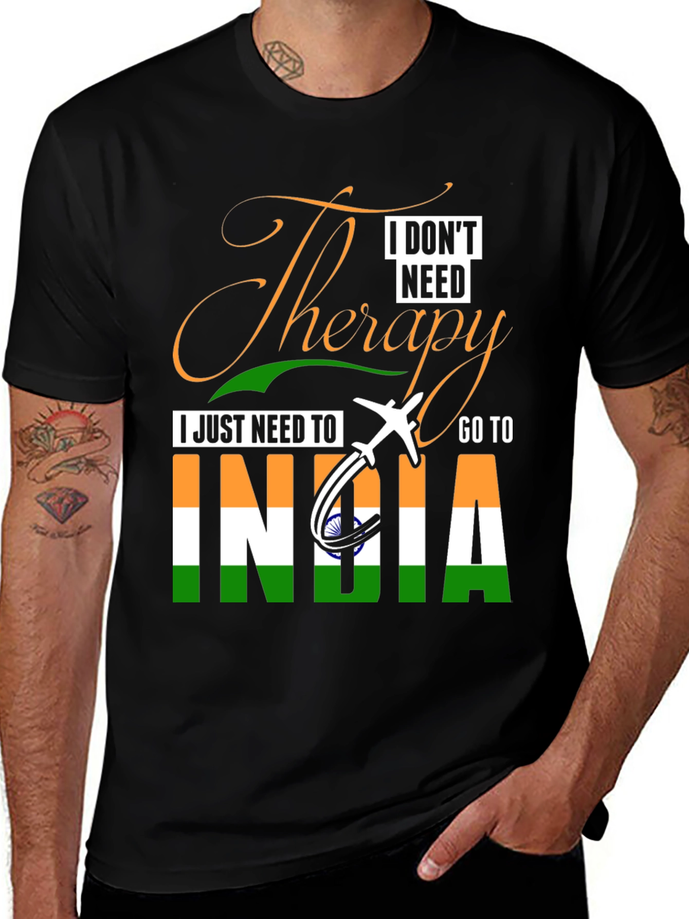 India Therapy T-Shirt: Travel Lover Tee