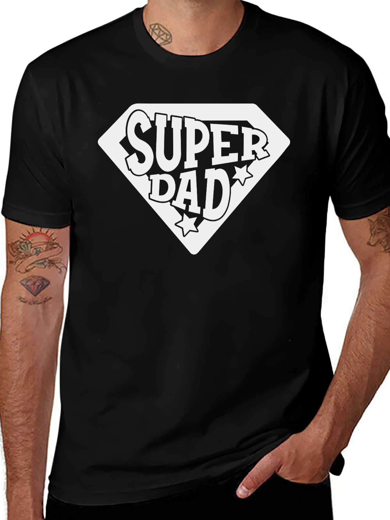 Variant 16 of Super Dad T-Shirt - Father's Day Gift