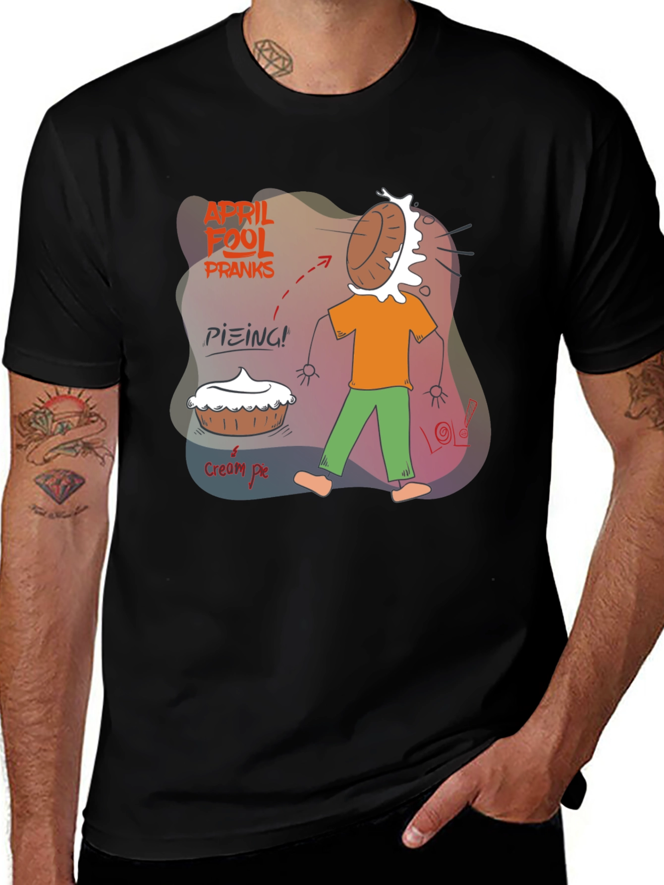 April Fools' Day Cream Pie Prank T-Shirt