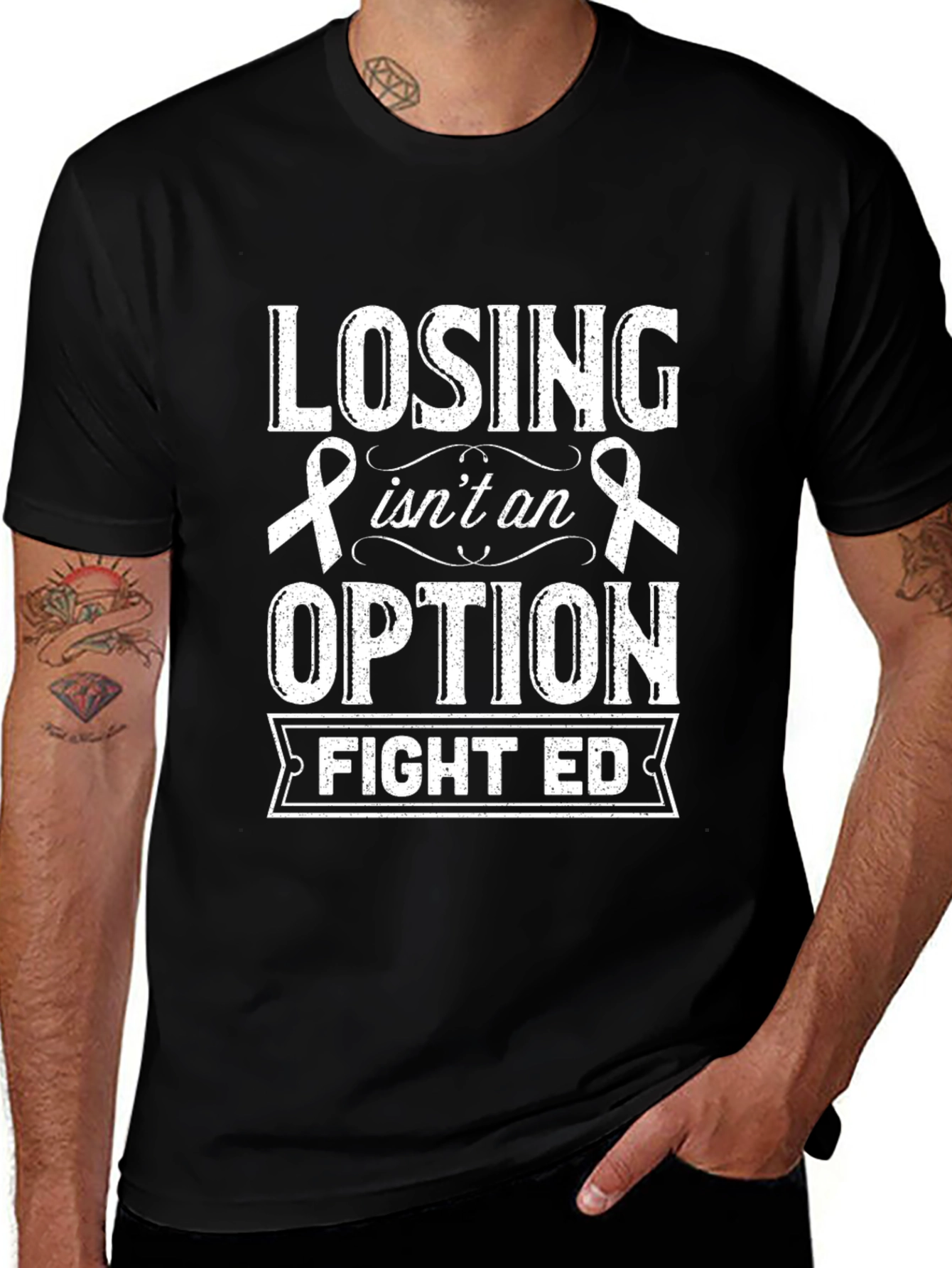 Fight ED Awareness Ribbon T-Shirt