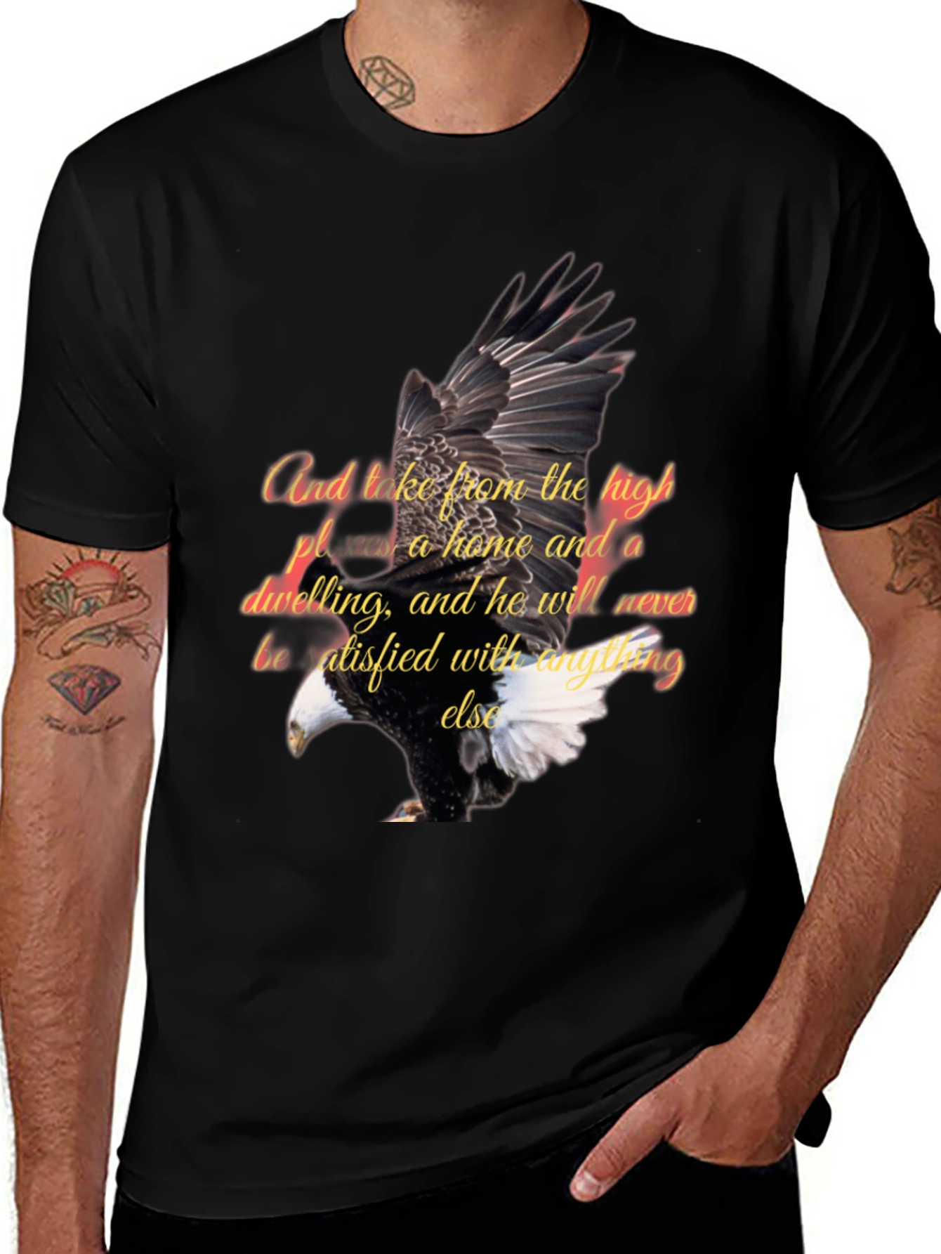 Variant 24 of Eagle Graphic Print T-Shirt